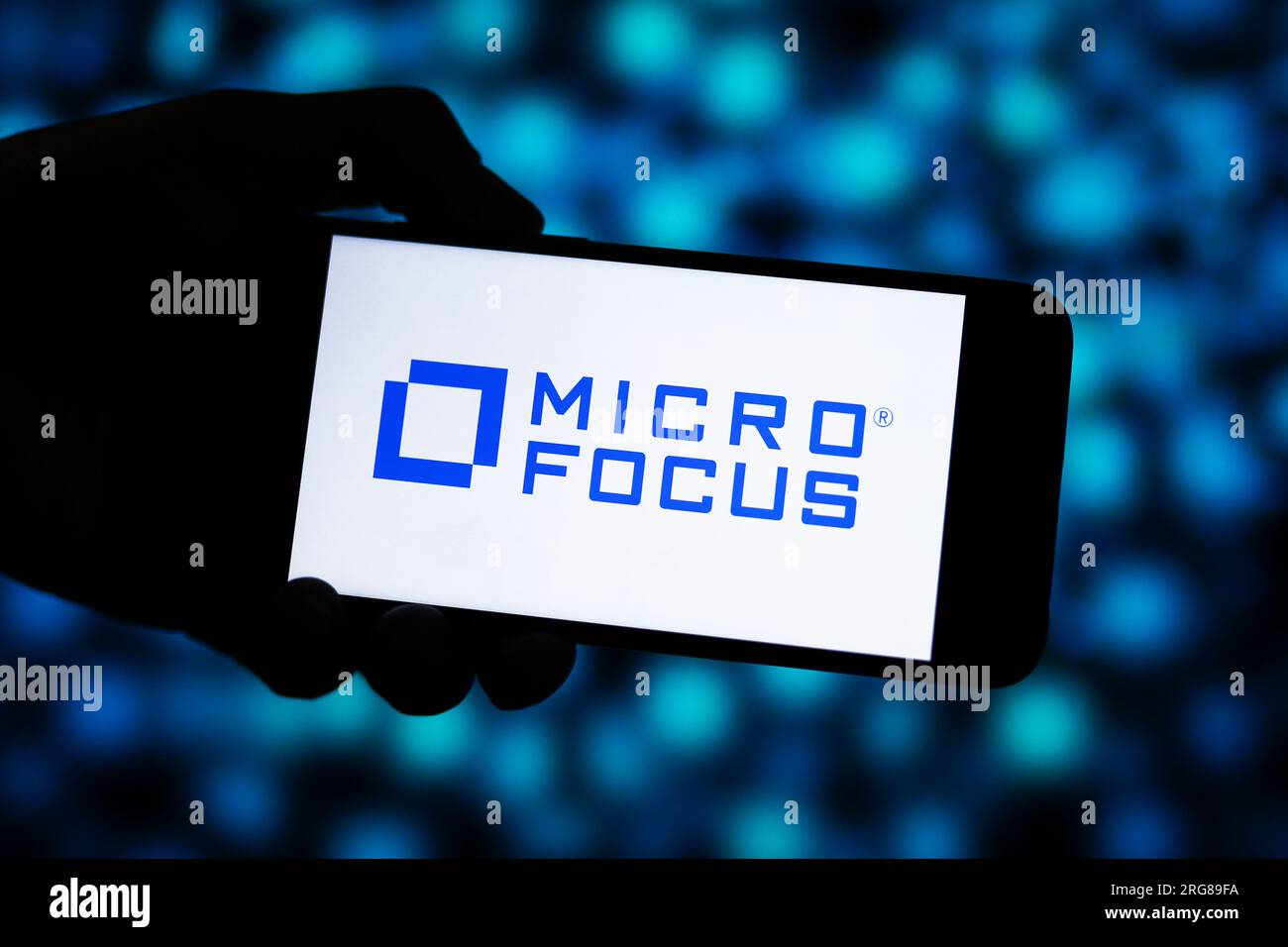 Editoriale di Micro Focus International. Micro Focus International è una multinazionale britannica di software e tecnologie dell'informazione Foto Stock