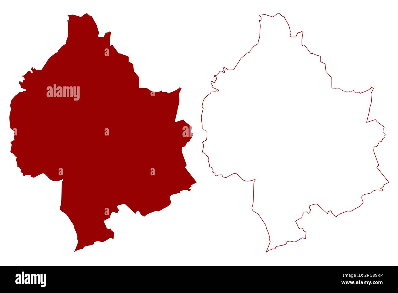 Distretto di Sissach (Svizzera, Confederazione Svizzera, Canton Basilea campagna o Basilea campagna, Baselland o Baselbiet) illustrazione vettoriale delle mappe, scri Illustrazione Vettoriale