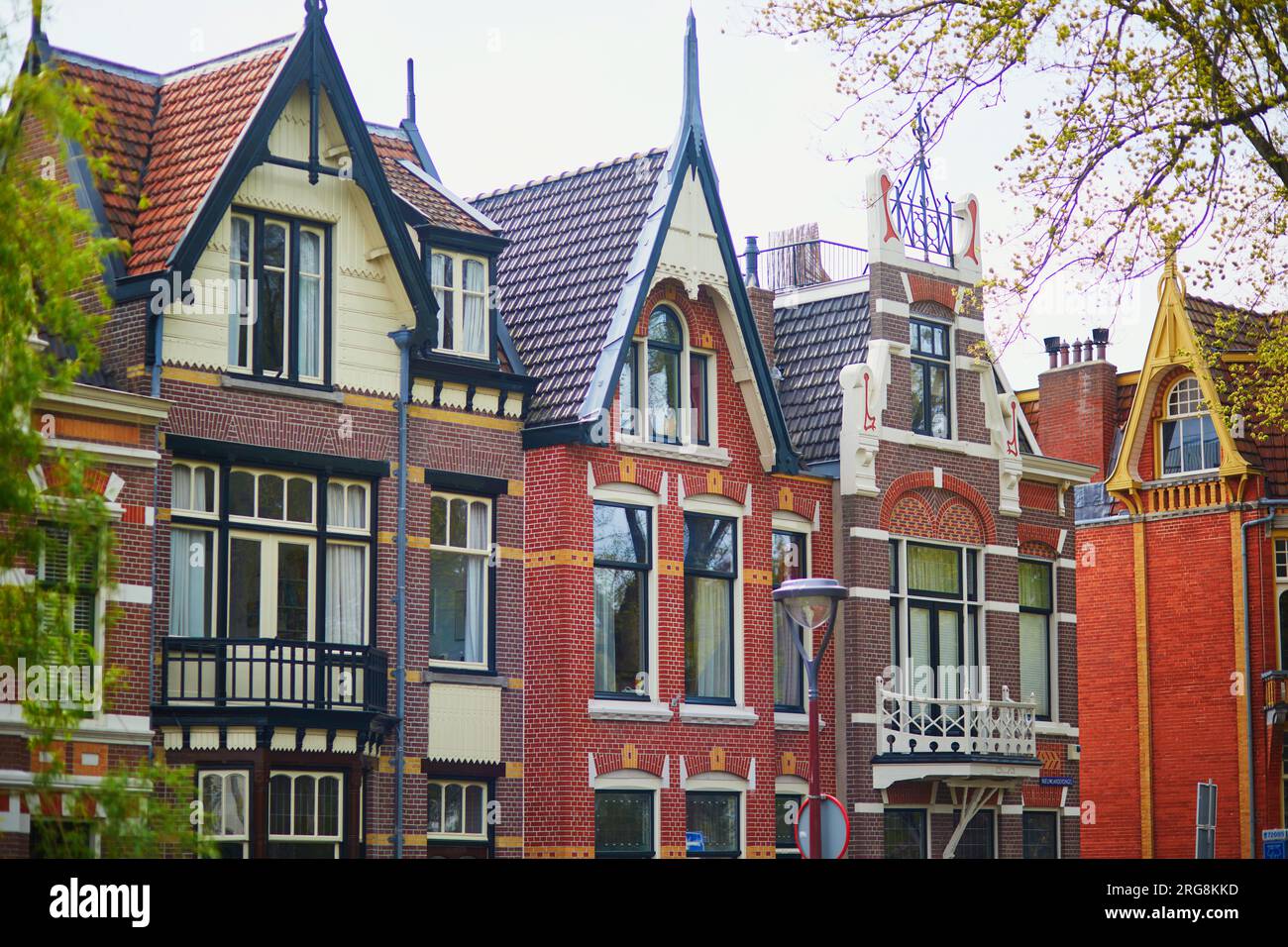 Vista panoramica della splendida città di Alkmaar nei Paesi Bassi Foto Stock