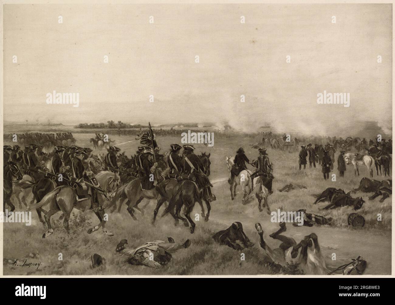 BATTAGLIA DI MALPLAQUET gli Alleati al comando di Marlborough e del