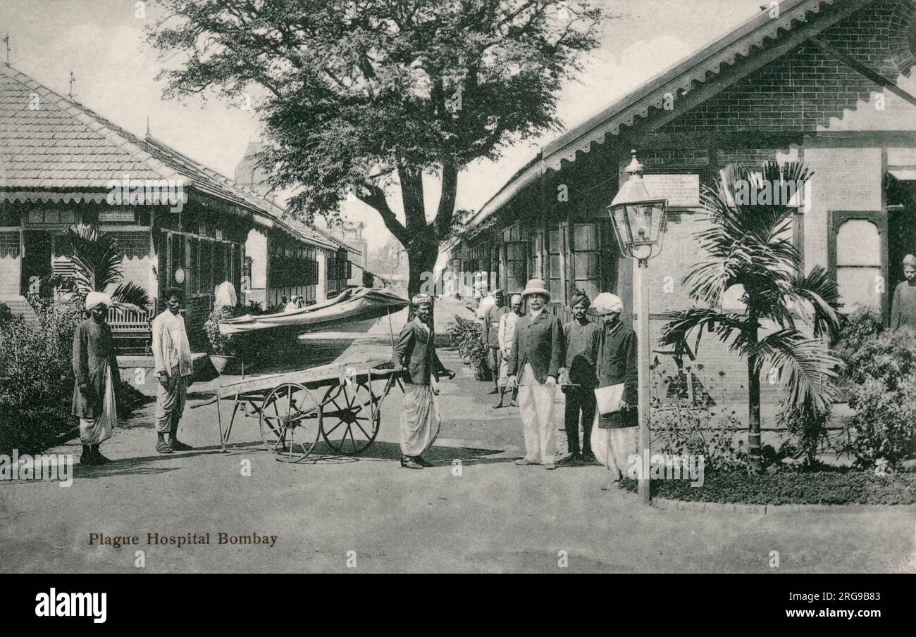 Plague Hospital, Bombay (Mumbai), India Foto Stock