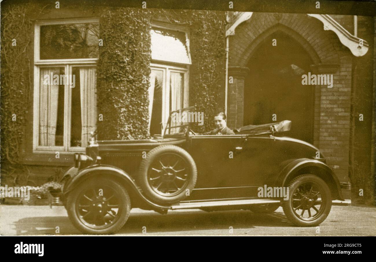 Morris due posti Vintage Car, Inghilterra. Foto Stock