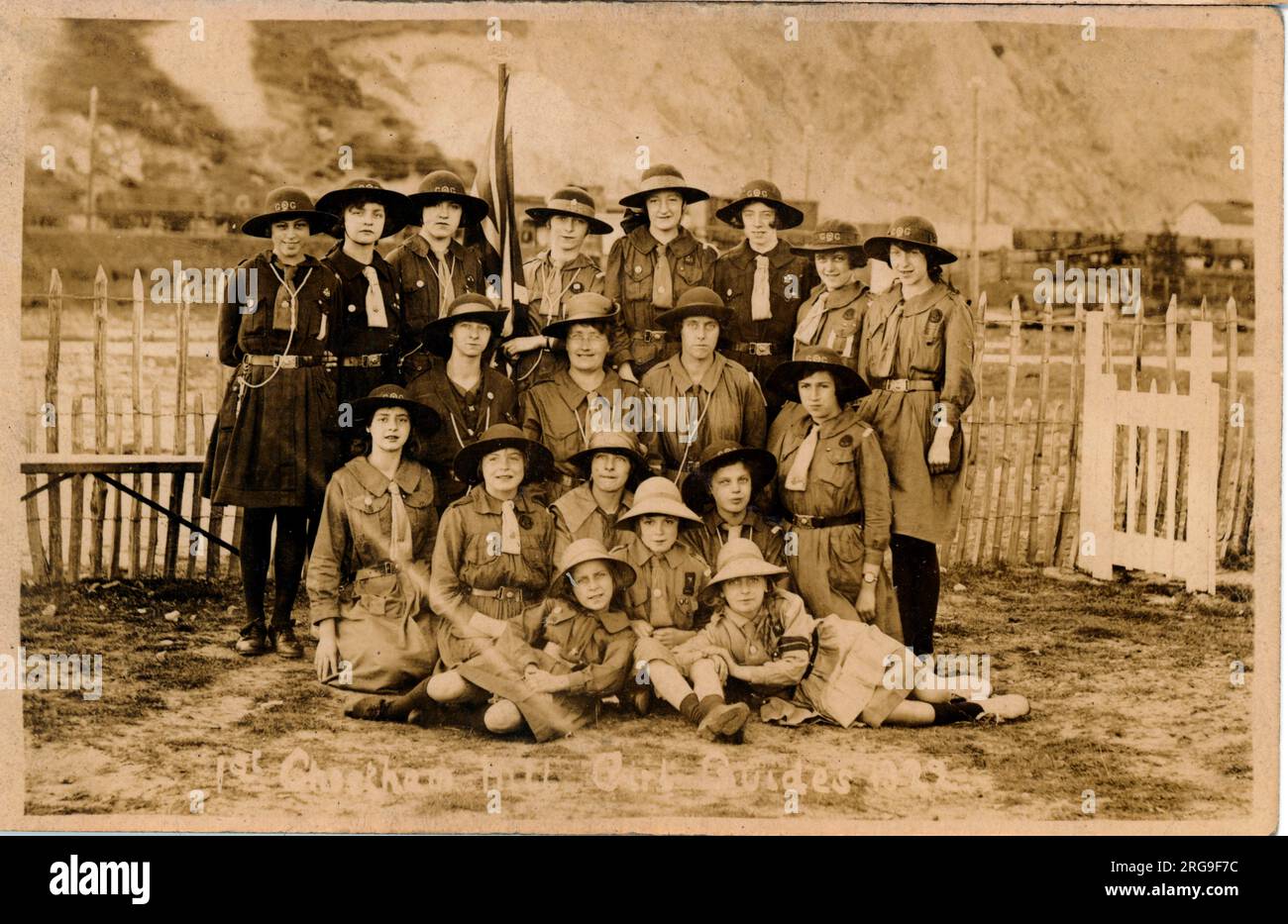 1st Cheetham Hill Girl Guides Camp, Cheetham Hill, Manchester, Lancashire, Inghilterra. Foto Stock