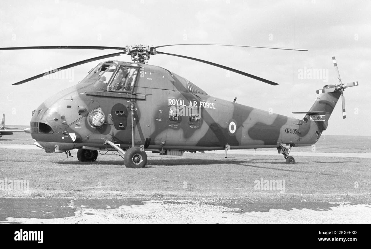 Royal Air Force Westland Wessex HC.2 XR505 (msn WA130) al RAF Odiham primo volo il 01-10-1963, consegnato 18-10-1963, in Uruguay Navy come A-081 il 01-1998 Foto Stock