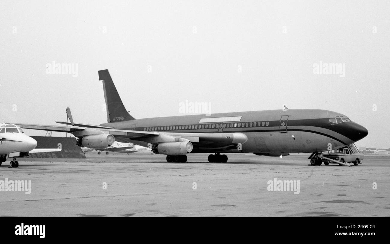 Boeing 720-022 N7201U (msn 17907) precedentemente di Aeroamerica Inc Consegnato a United Airlines nel 1960 prodotto nel 1960. Foto Stock