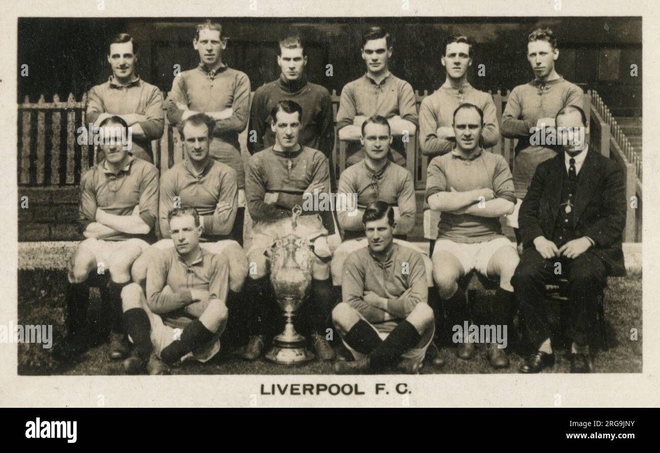 Liverpool Footlball Club - squadra, campioni della Lega Inglese 1922-23 Foto Stock