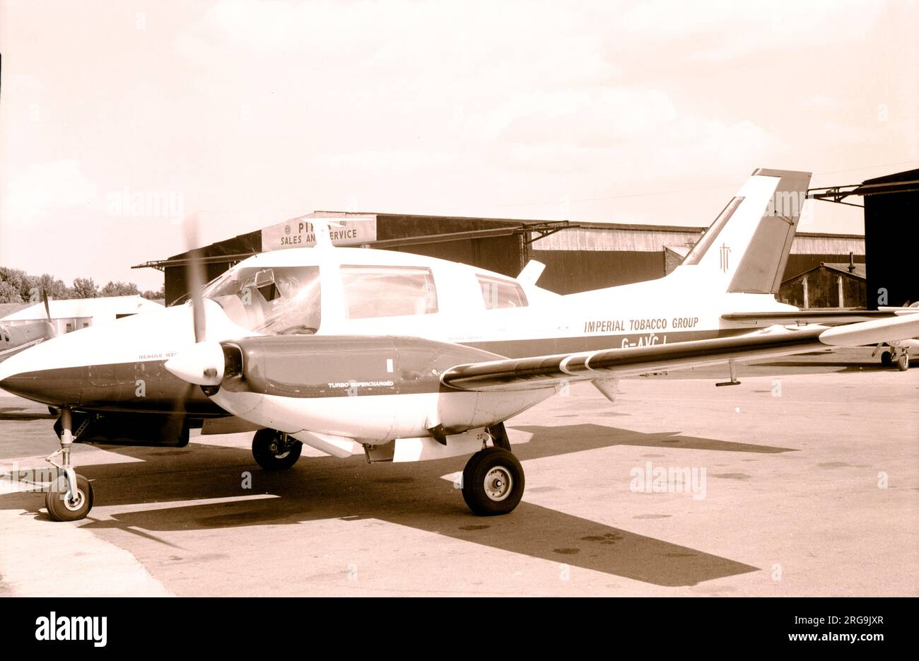 Beagle B.206 serie 2 G-AVCJ (msn B054) dell'Imperial Tobacco Group Foto Stock