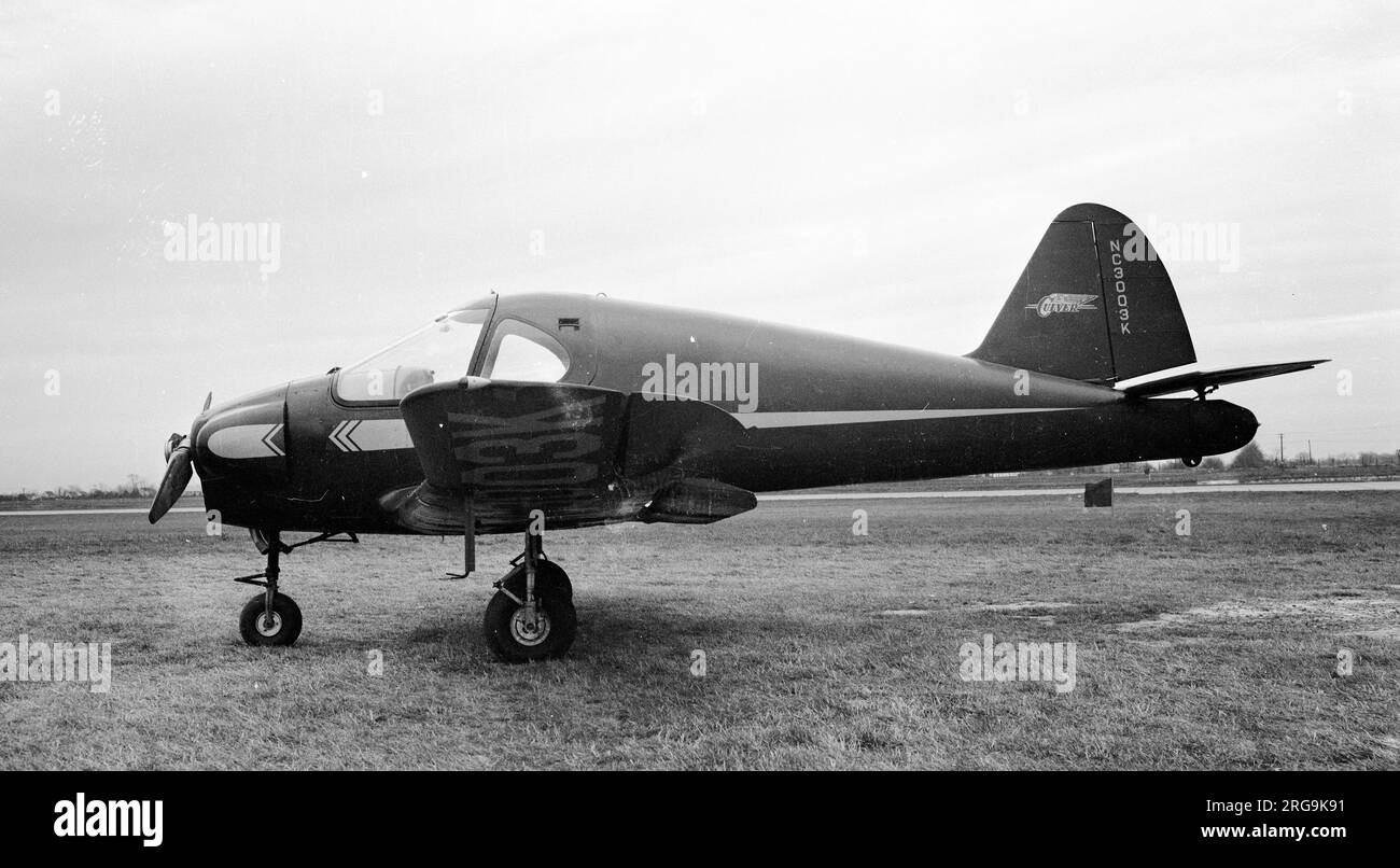 Culver V NC3003K (msn V-222), piccolo bilico ad alte prestazioni costruito dalla Superior Aircraft Company, (V per la Vittoria, non un numero romano). Registrazione annullata il 4 maggio 1965. Foto Stock