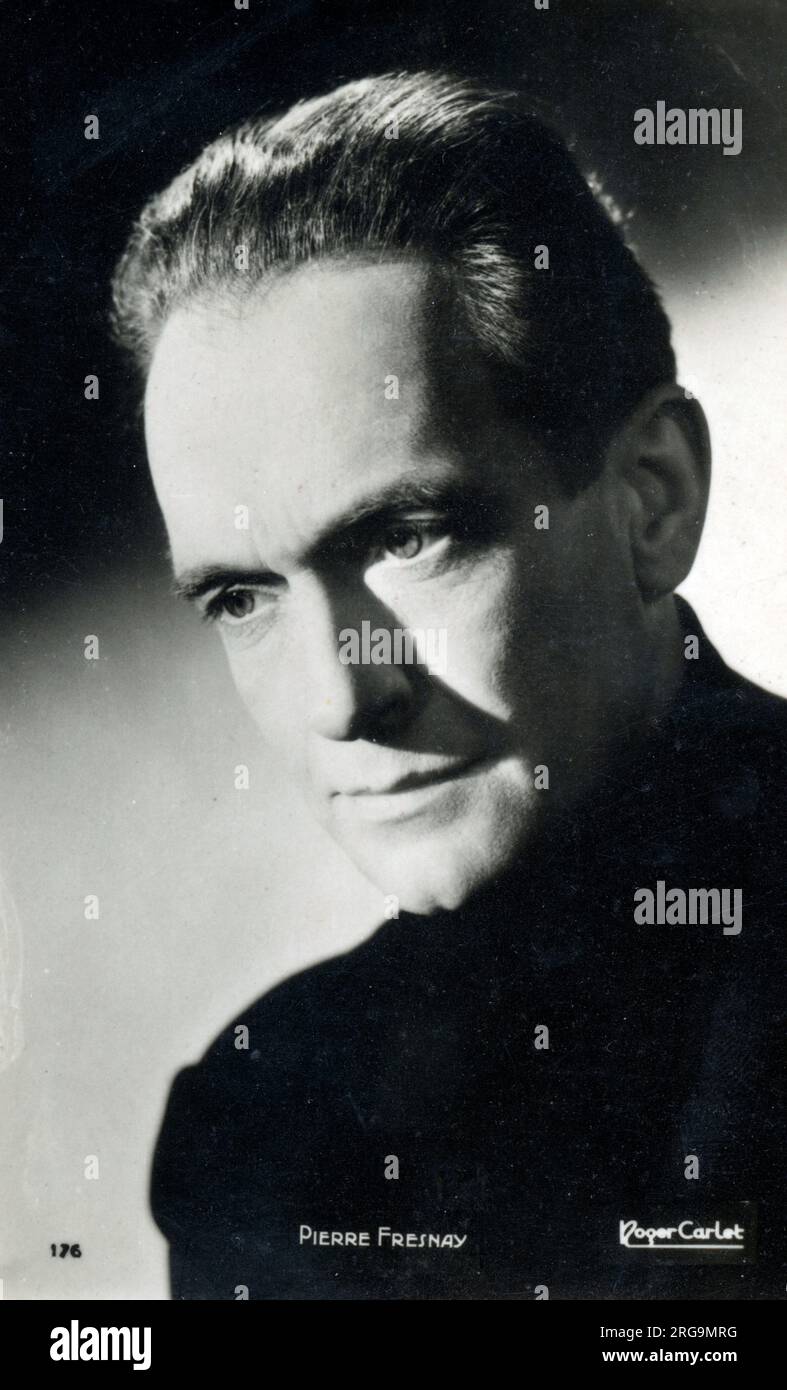 Pierre Fresnay - attore teatrale e cinematografico francese (1897-1975). Foto Stock