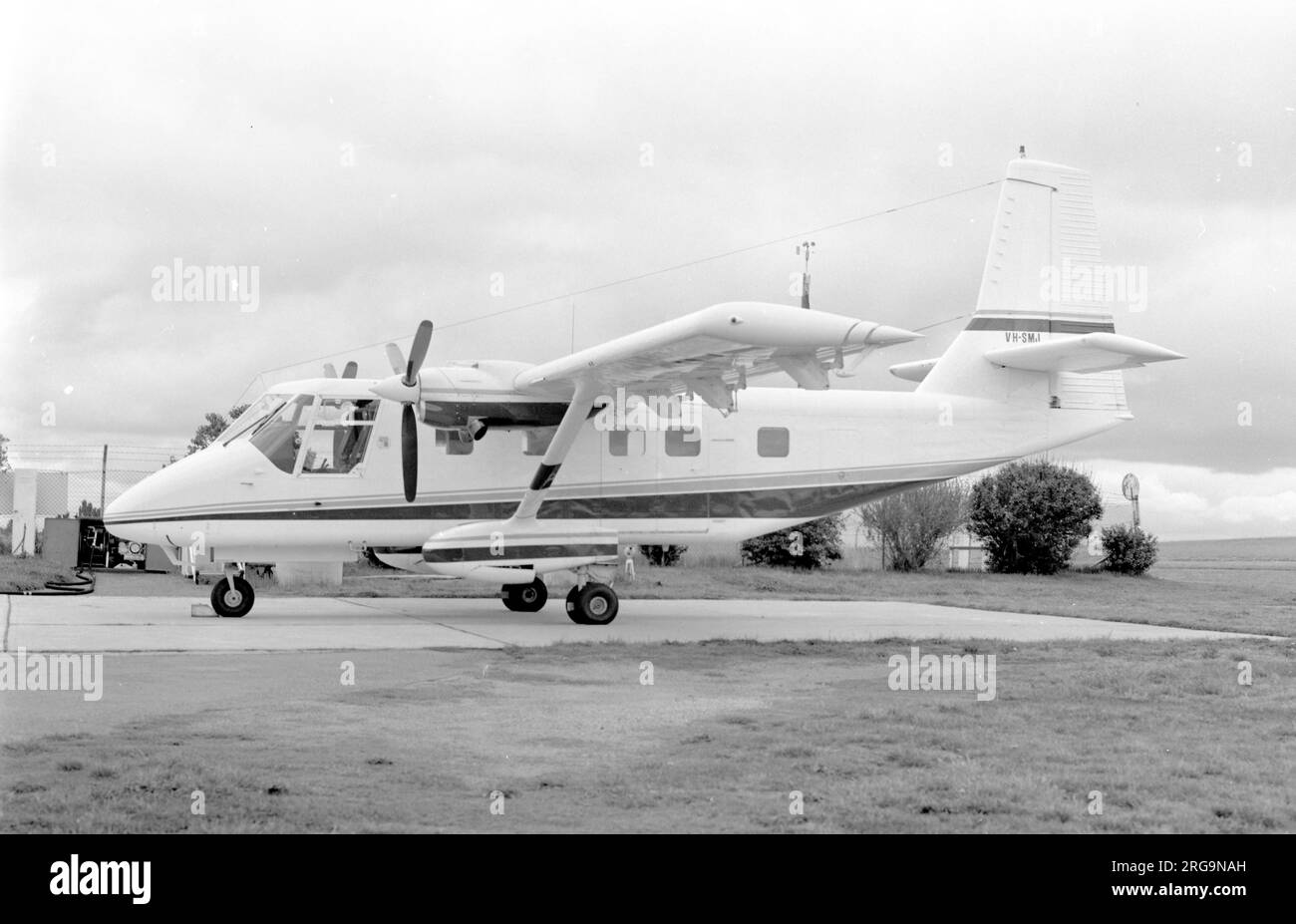 Fabbriche di aeromobili governativi (GAF) Nomad 22 VH-SMJ (msn 093), poco dopo la produzione e successivamente venduto come P2-IAM. Foto Stock