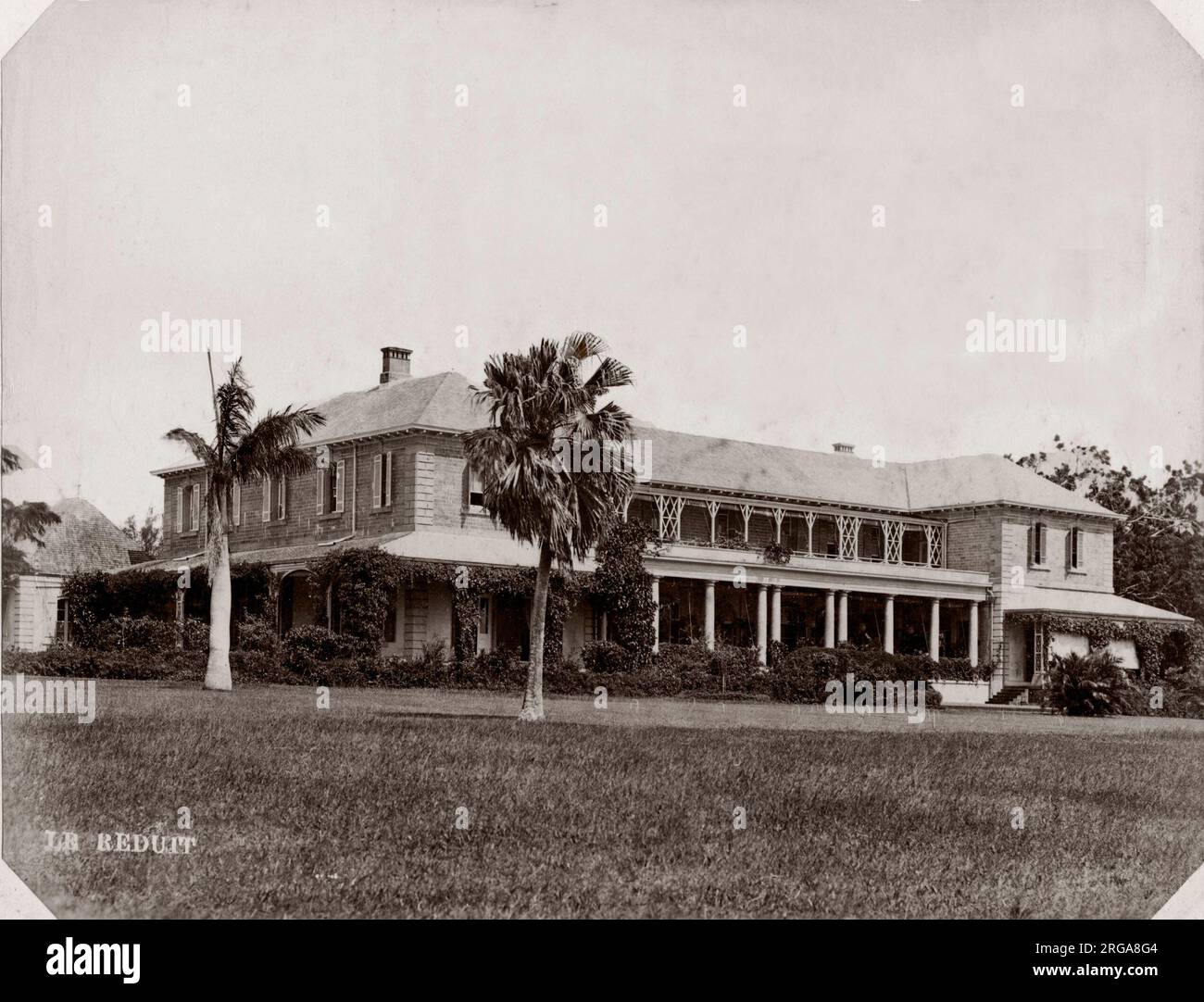 C.1890s Le Reduit - Stato House, la residenza del Presidente della Repubblica di Maurizio Foto Stock