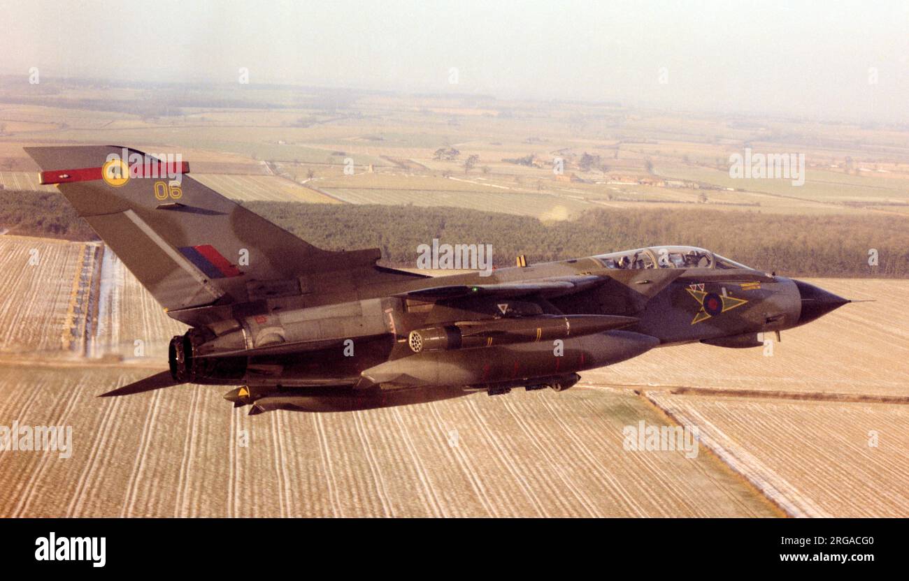 Royal Air Force - Panavia Tornado GR.1 ZA395 '06', di No.27 Squadrone. Foto Stock