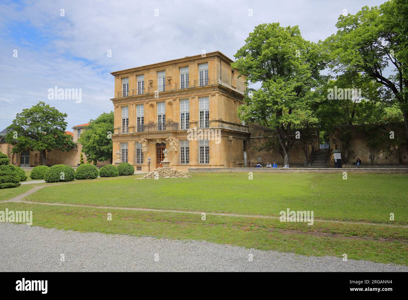 Pavillon de Vendôme barocco costruito nel 1665, Aix-en-Provence, Bouches-du-Rhône, Provence, Francia Foto Stock