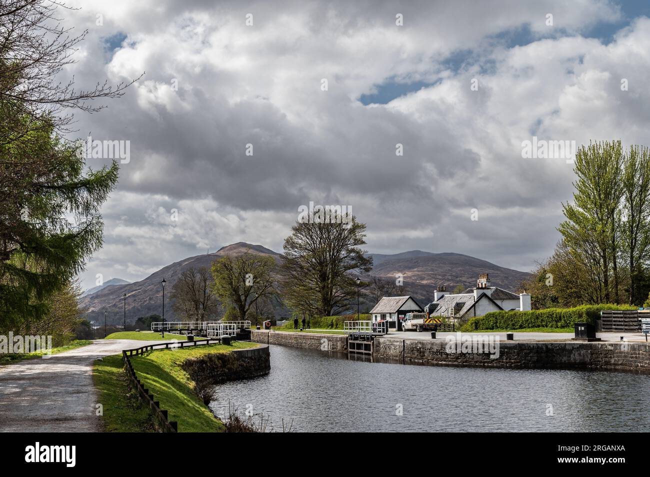 Il Caledonian Canal Foto Stock