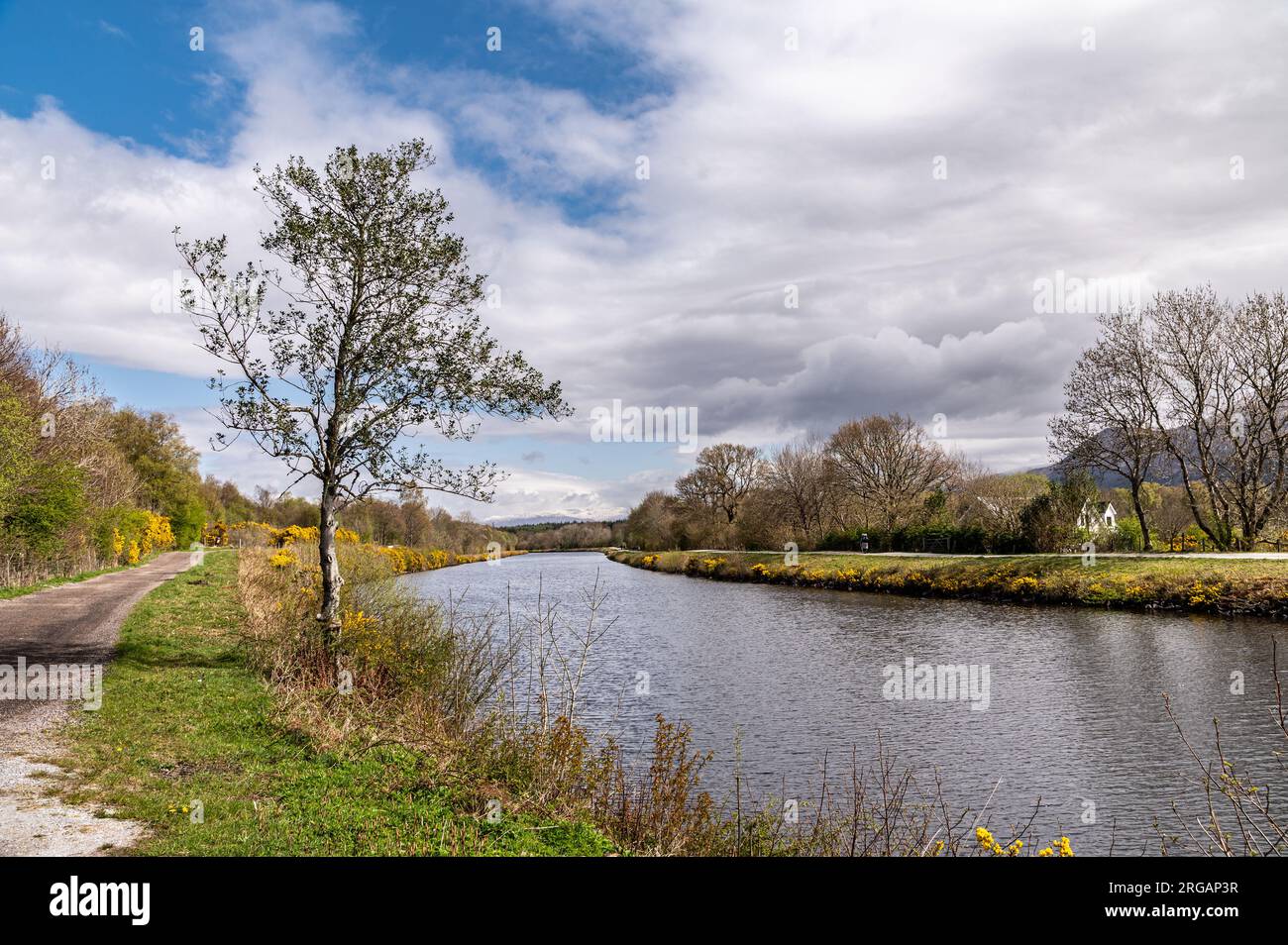 Il Caledonian Canal Foto Stock