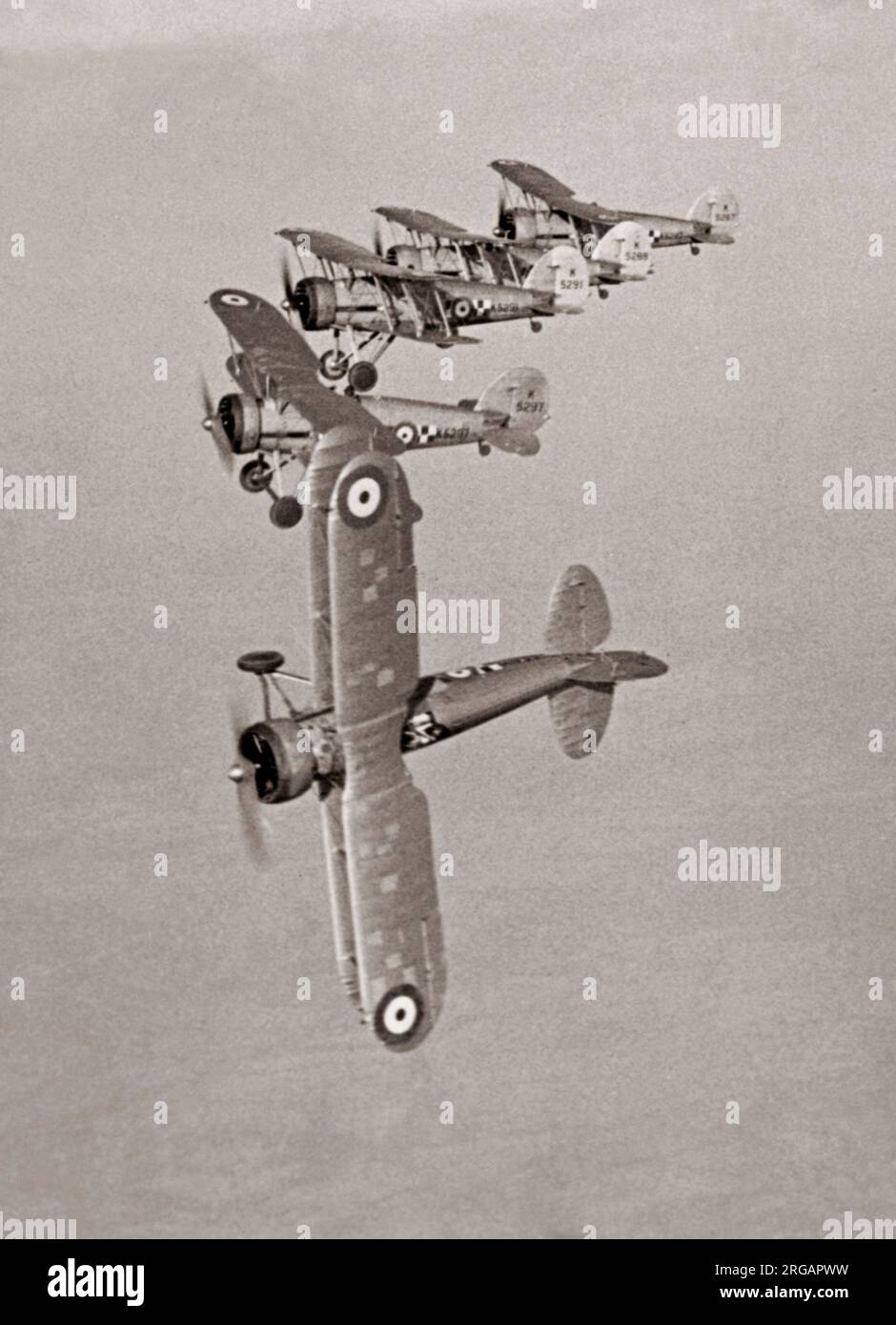 Gloster sfida fighter biplano, 1933 Foto Stock