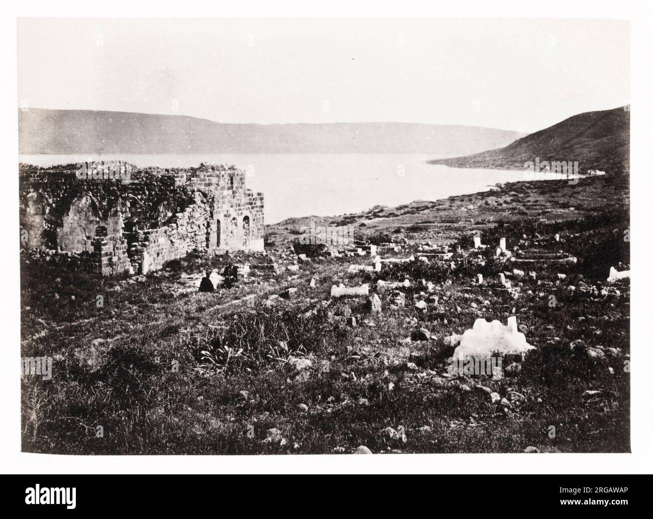 Foto d'epoca della fine del XIX secolo: Immagine di Francis Bedford, che accompagna il Principe di Galles, in seguito Edoardo VII nel suo viaggio in Medio Oriente, nel 1862 Foto Stock