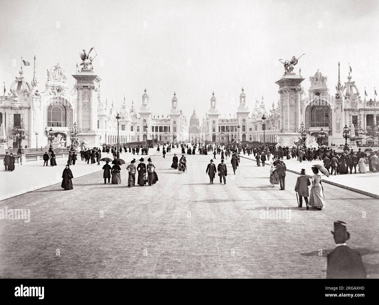 Fiera Mondiale, Parigi, Francia 1900 Foto Stock