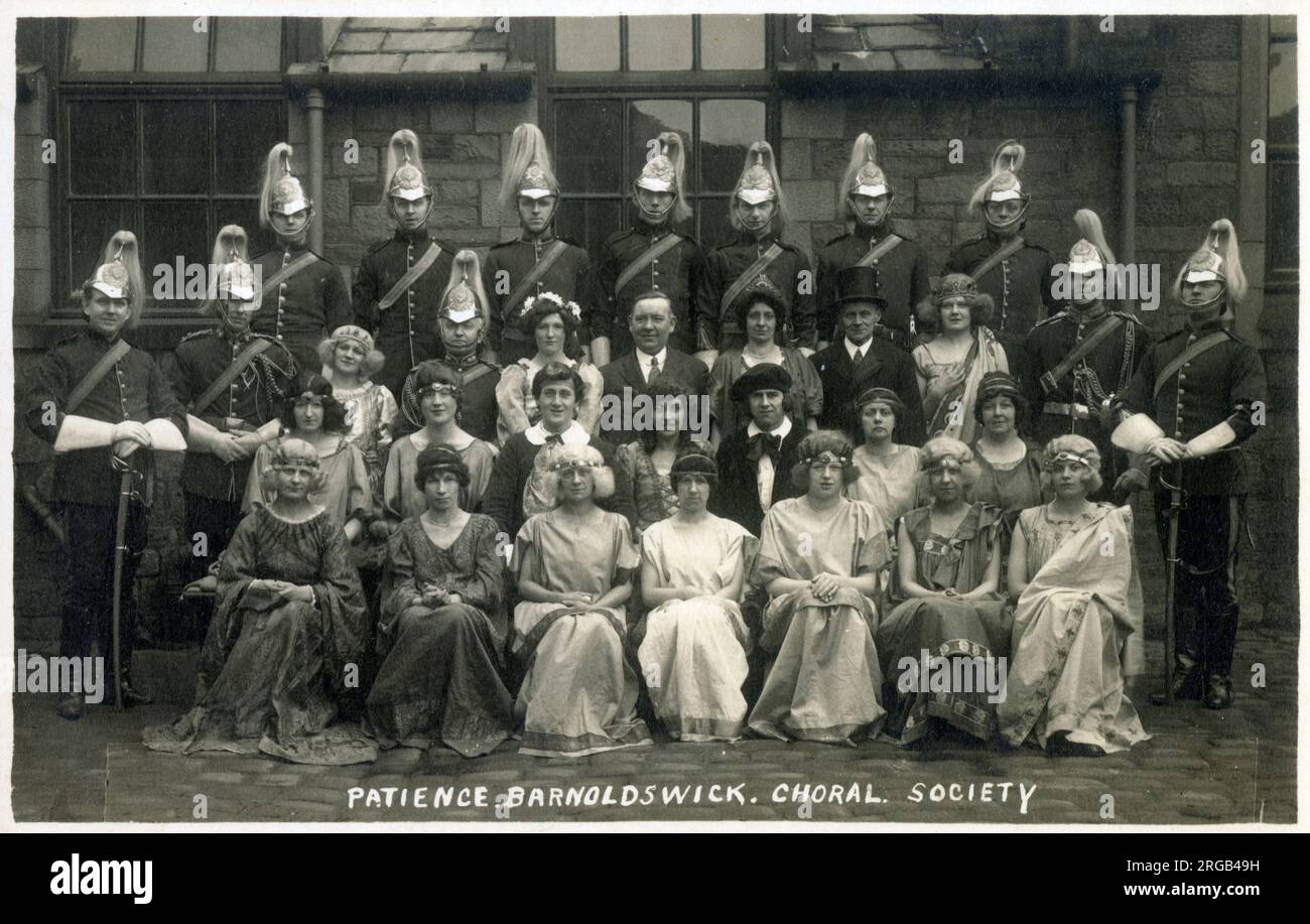 Patience Barnoldswick Choral Society, Lancashire, Inghilterra Foto Stock