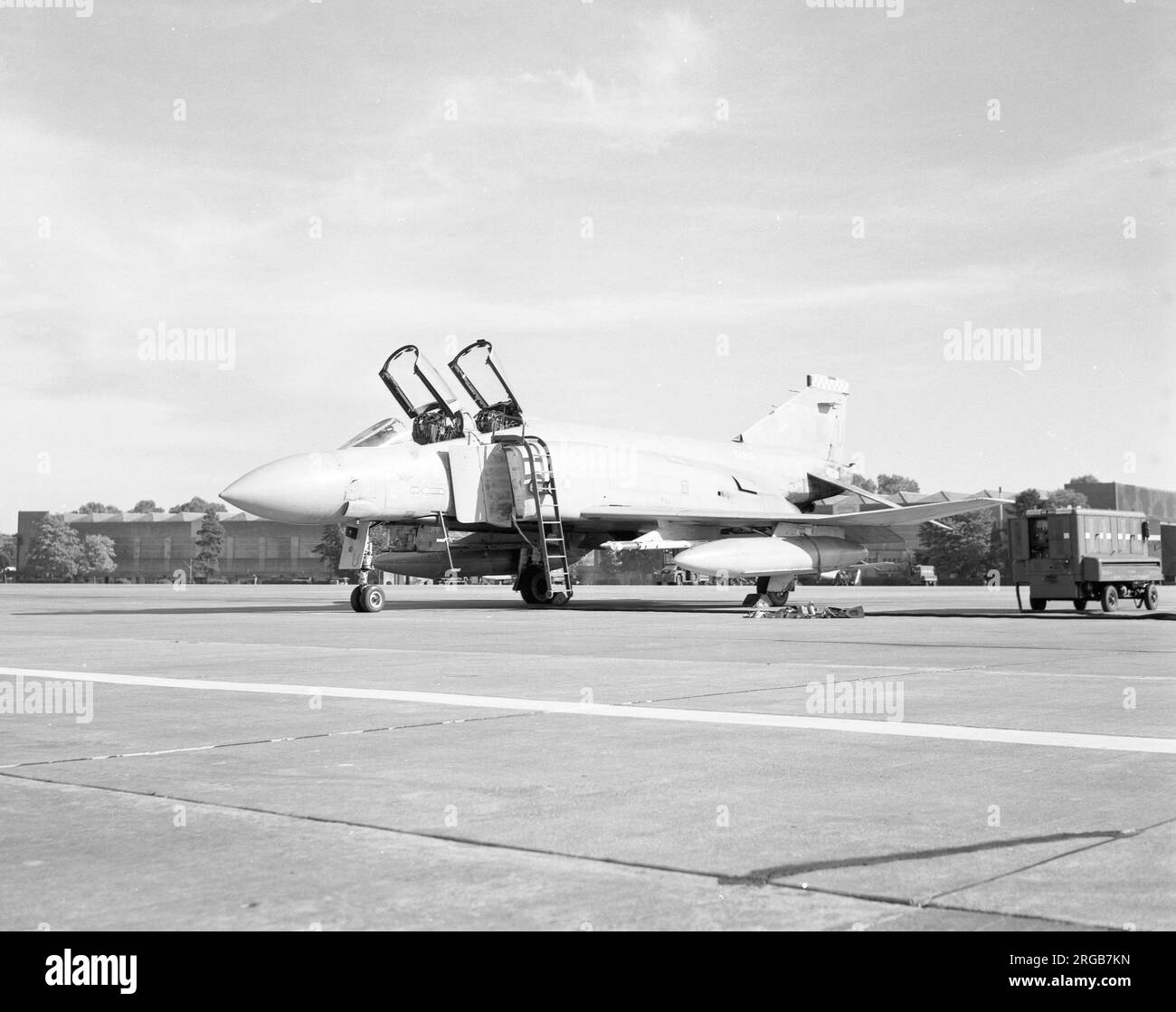 Royal Air Force - McDonnell Douglas Phantom FGR.2 XV492, di No.56 Squadron, a RAF Wattisham, Suffolk. Foto Stock