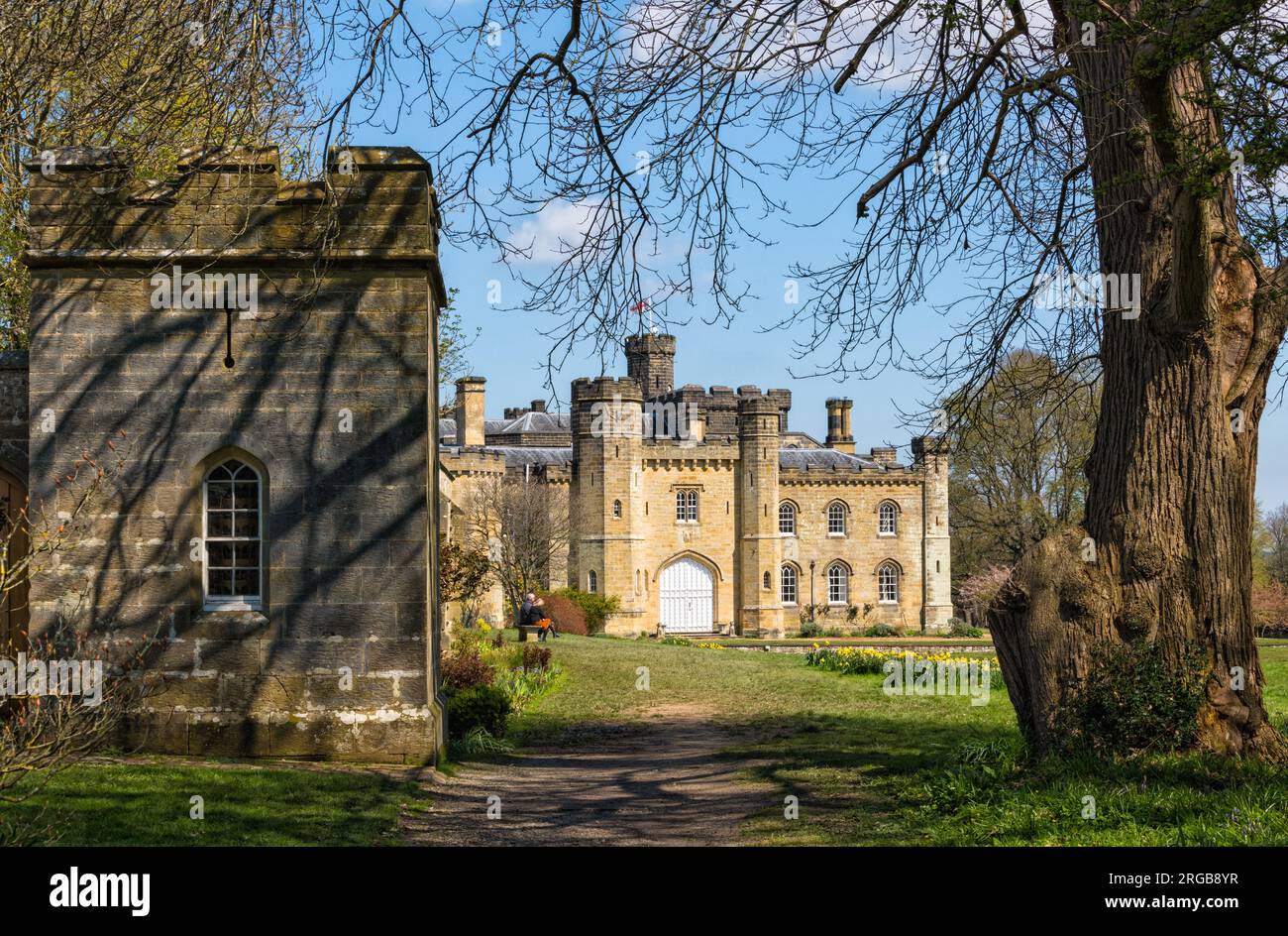 Chiddingstone Castle, Kent, Inghilterra Foto Stock