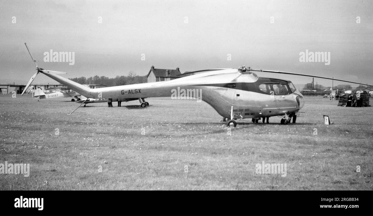 Bristol Type 173 Sycamore Mk.3 G-ALSX (msn 12892), a White Waltham il 6 maggio 1951, per il Royal Aeronautical Society Garden Party. Foto Stock