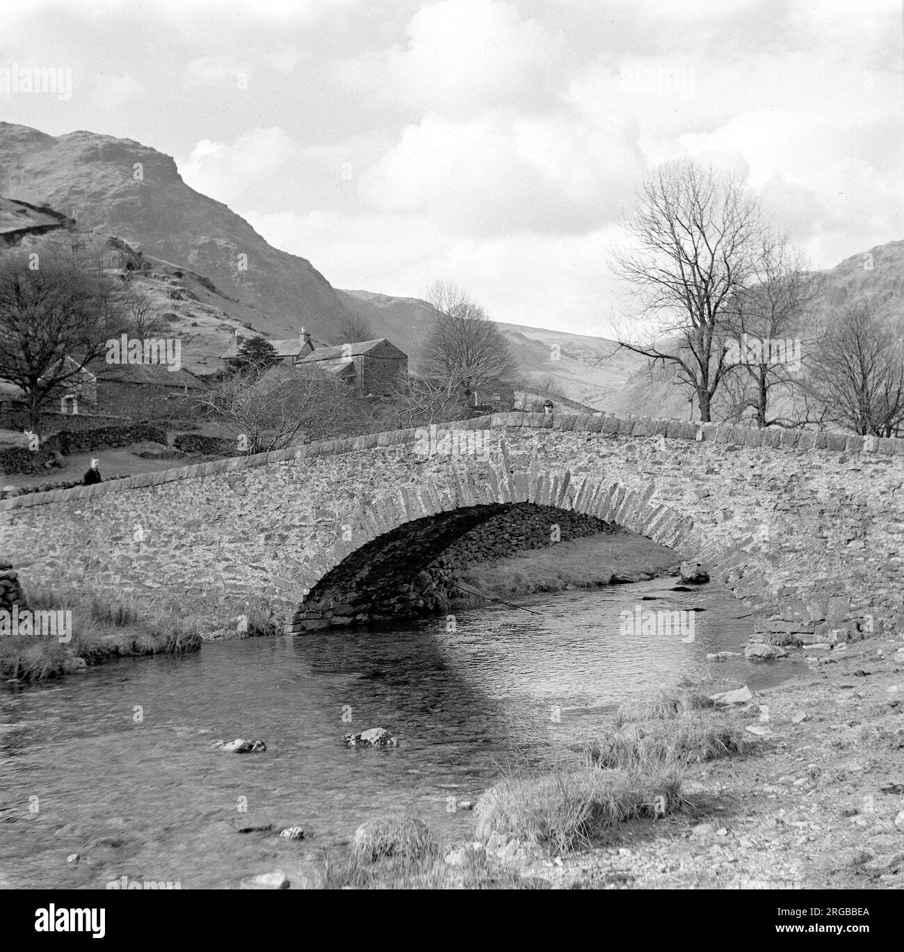 Vista del Parco Nazionale del Distretto dei Laghi vicino all'acqua di Devoke Foto Stock