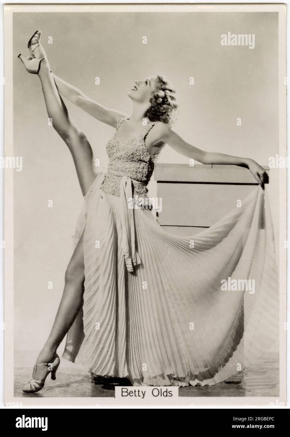 Betty Olds, attrice cinematografica americana Foto Stock