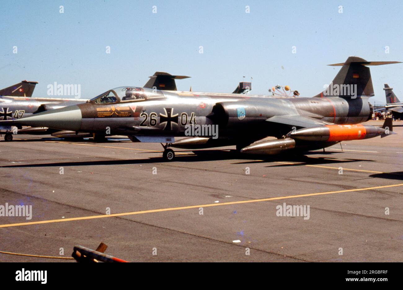 Luftwaffe - Lockheed F-104G Starfighter 26+04 (msn 683-9129) Foto Stock