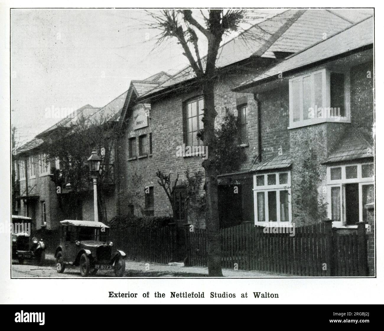 Esterno degli studi cinematografici Archibald Nettlefold, Walton-on-Thames, Surrey Foto Stock