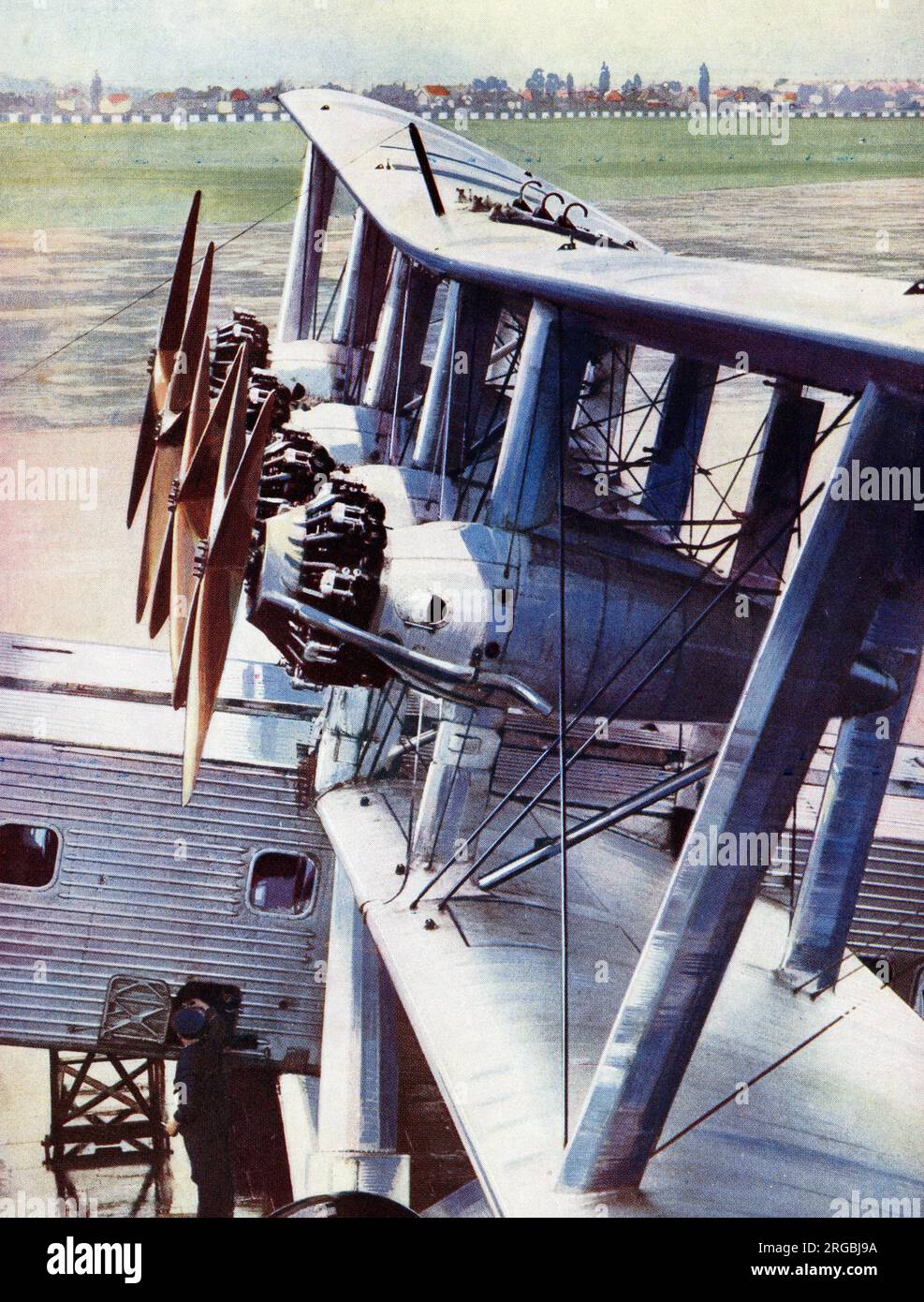 Quattro motori Bristol della Imperial Airways Airliner Scylla Foto Stock