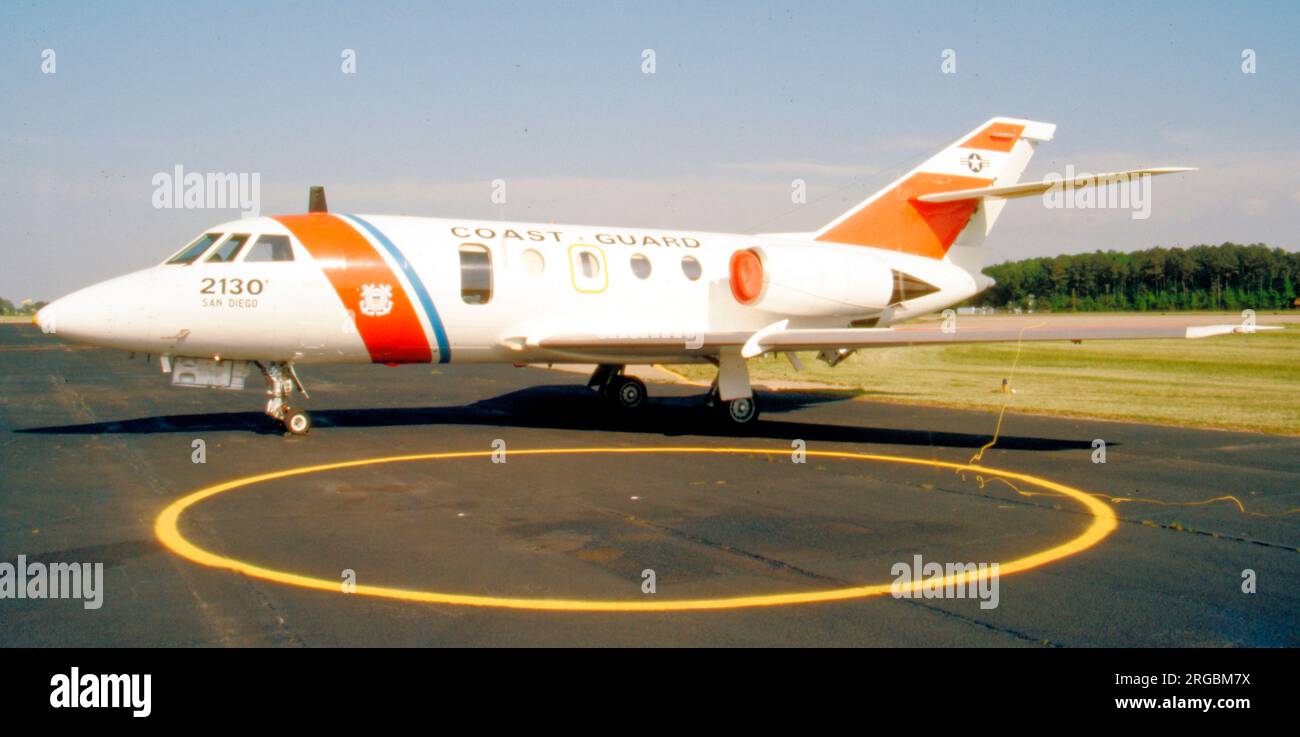 Guardia costiera degli Stati Uniti - Dassault-Breguet HU-25A Guardian 2130 'San Diego' (msn 450). Foto Stock