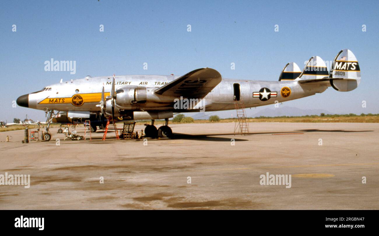 Lockheed C-121A Constellation 48-609 (MSN 749-2601) Foto Stock