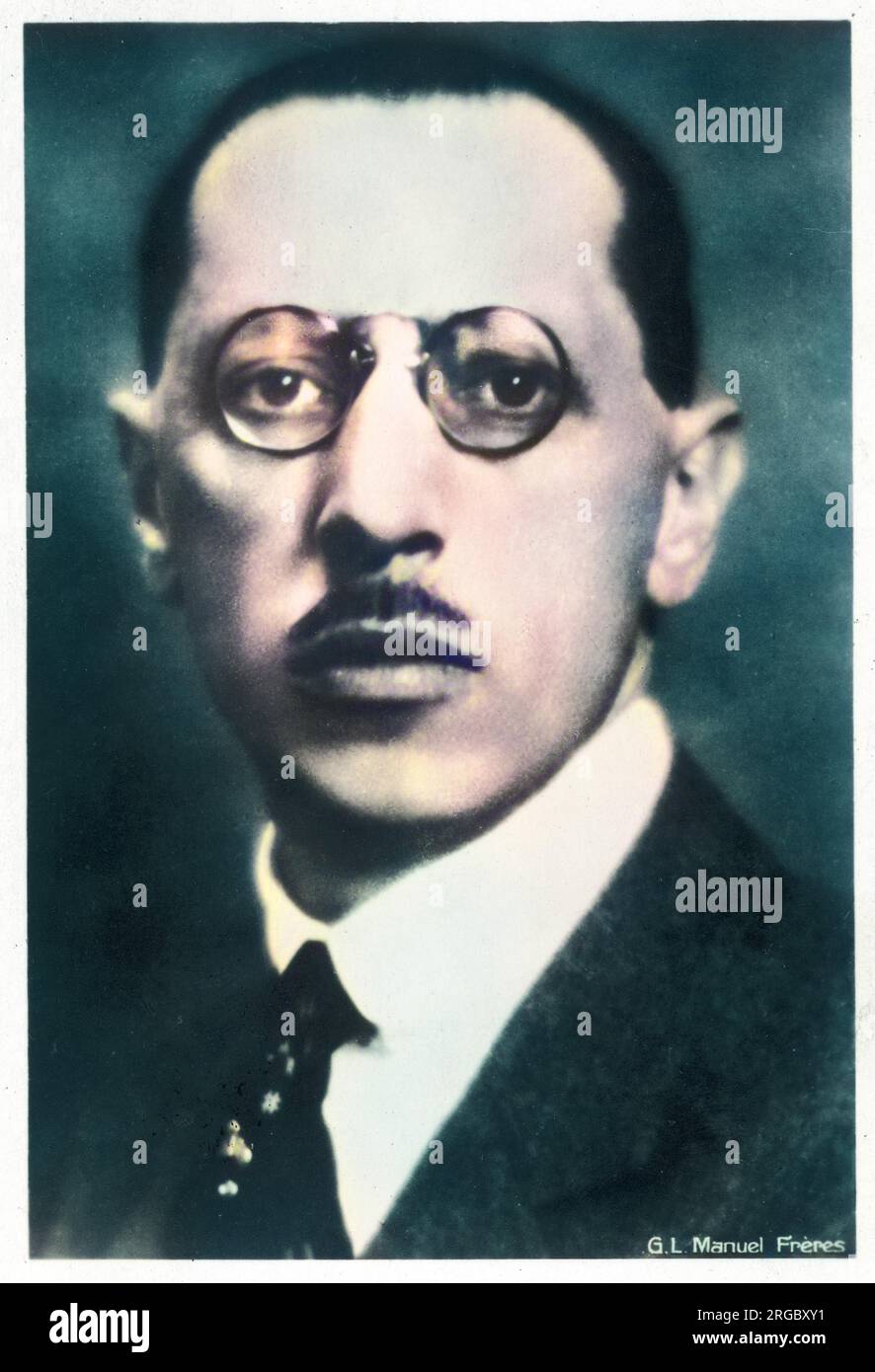 Musicista russo, Igor Stravinsky (1882-1971) Foto Stock
