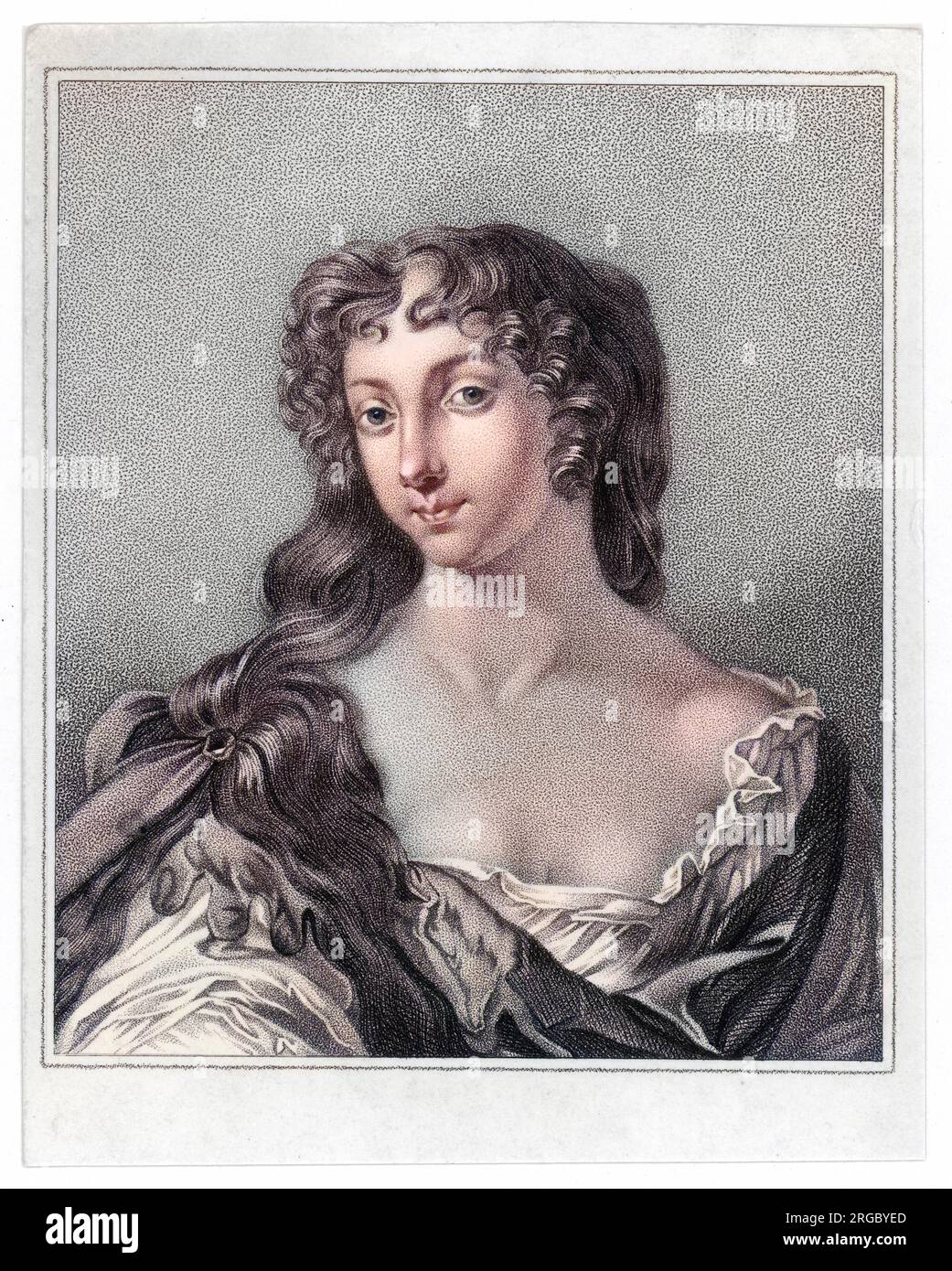Eleanor 'nell' Gwyn (o Gwynn o Gwynne) (1650 - 1687), attrice inglese, padrona di re Carlo II Foto Stock