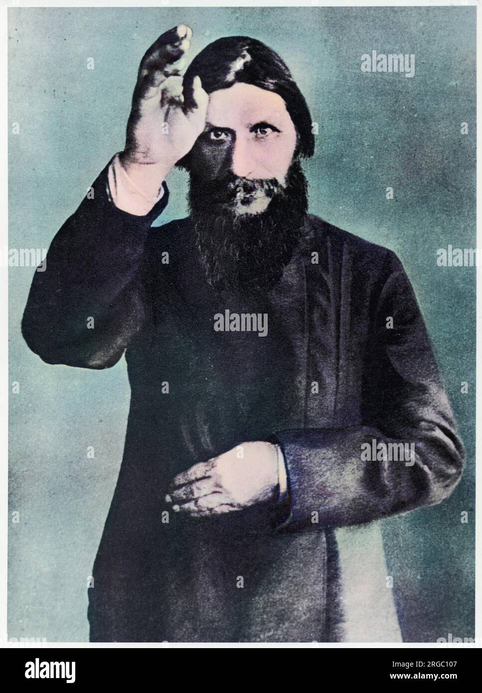 GRIGORI RASPUTIN (1872 - 1916), mistico russo e favorito di corte. Foto Stock