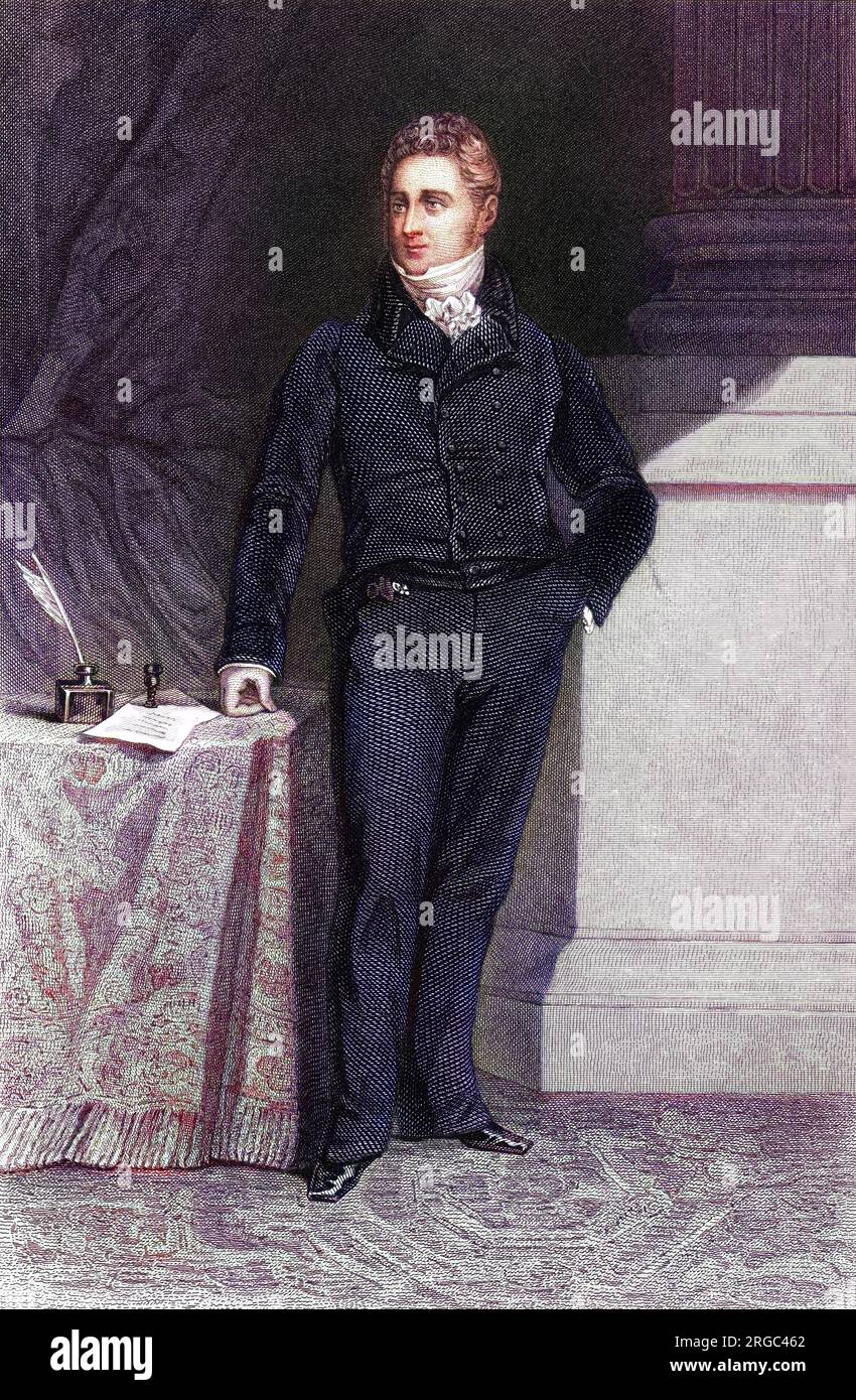 JACQUES LAFFITTE finanziatore francese e statista, ministre des finances nel 1831. Foto Stock