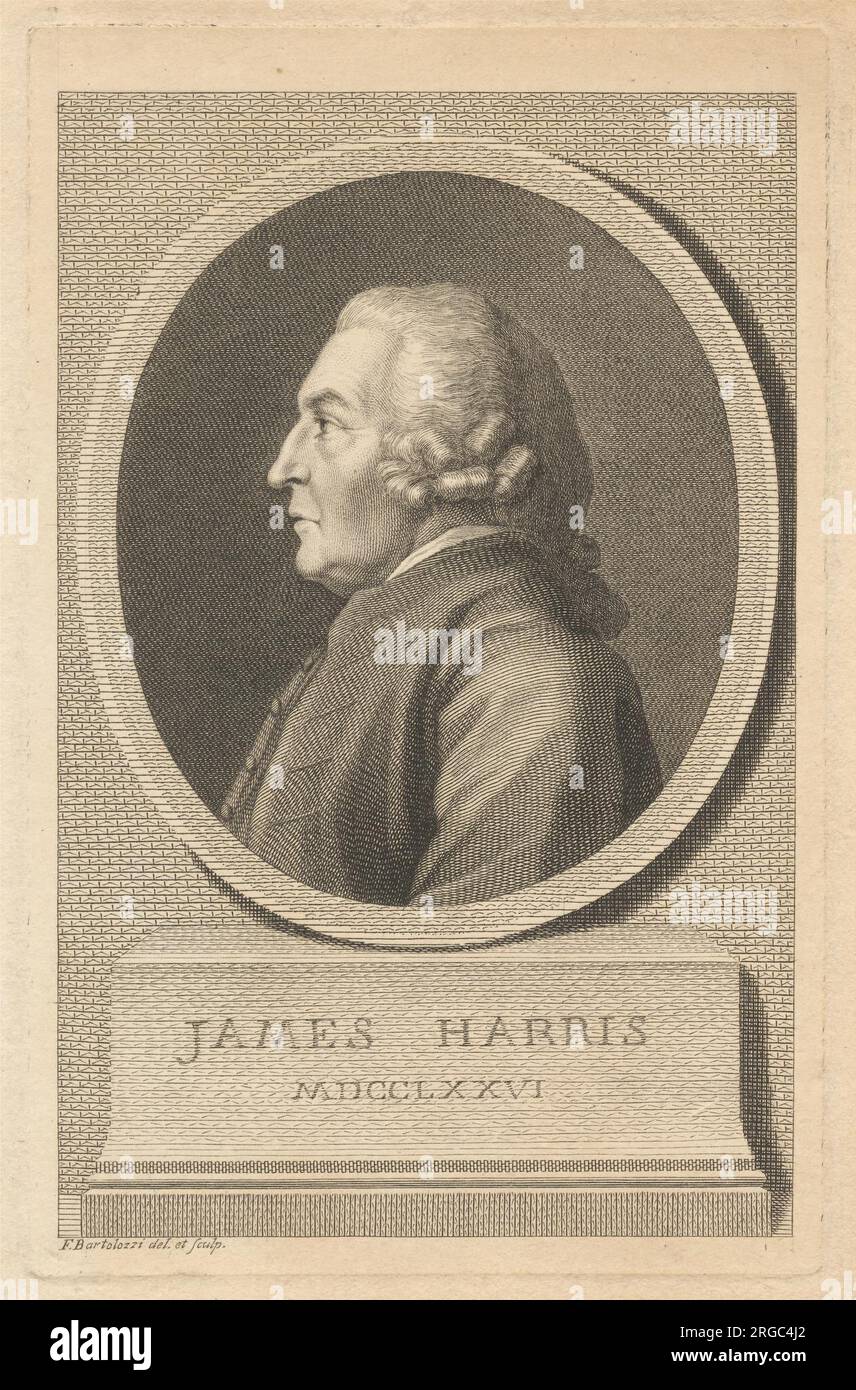 James Harris 1776 di Francesco Bartolozzi Foto Stock