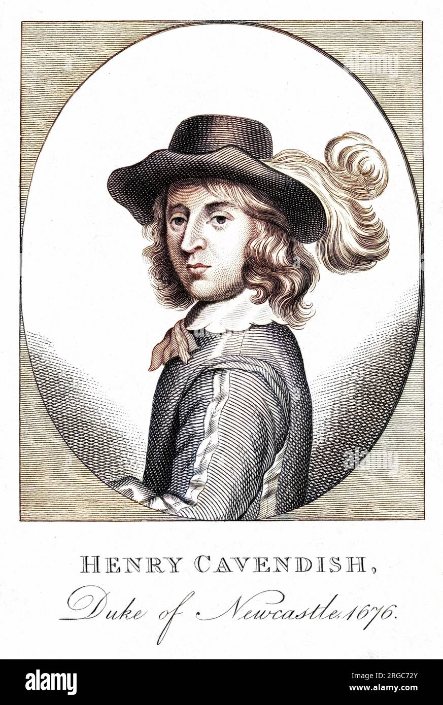 HENRY CAVENDISH, secondo duca di NEWCASTLE, nato e morto a Welbeck Abbey. Foto Stock