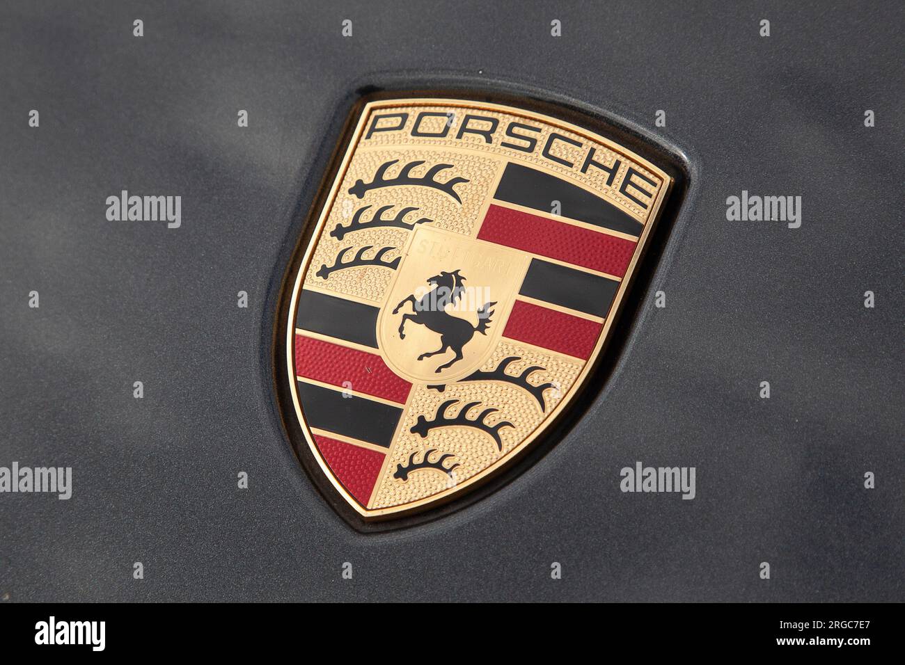 Logo/stemma Porsche Foto Stock