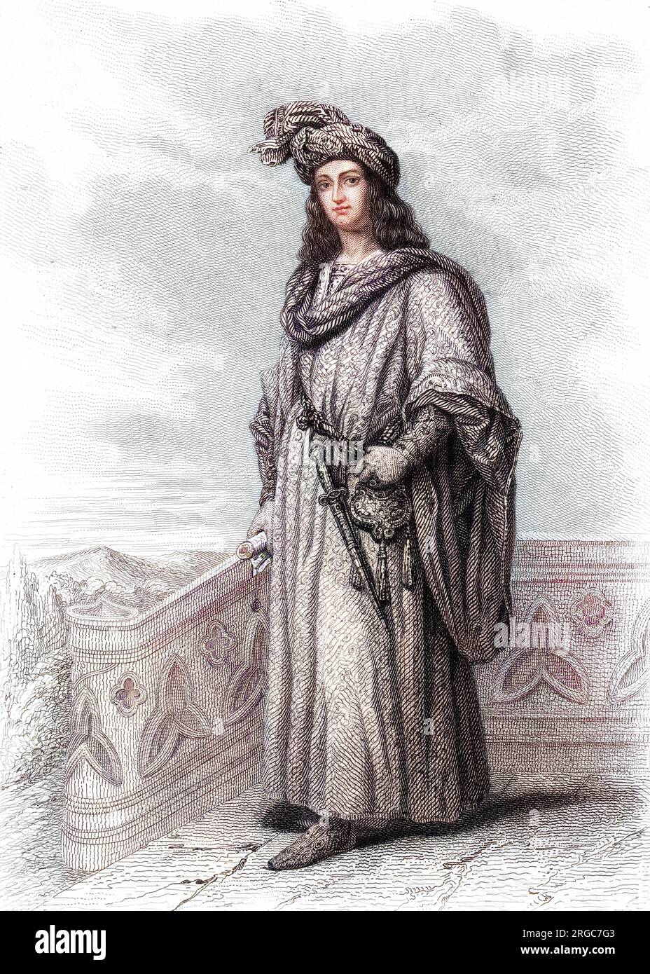 LUIGI, duc d'ORLEANS regale francese : secondo figlio di Carlo V e fratello di Carlo VI Foto Stock