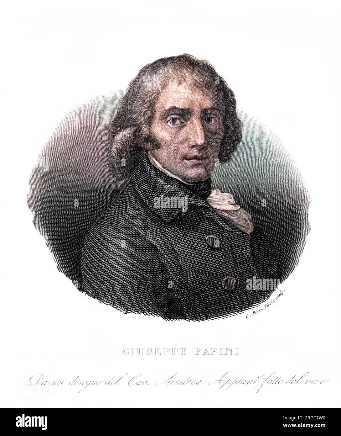 GIUSEPPE PARINI scrittore italiano Foto Stock