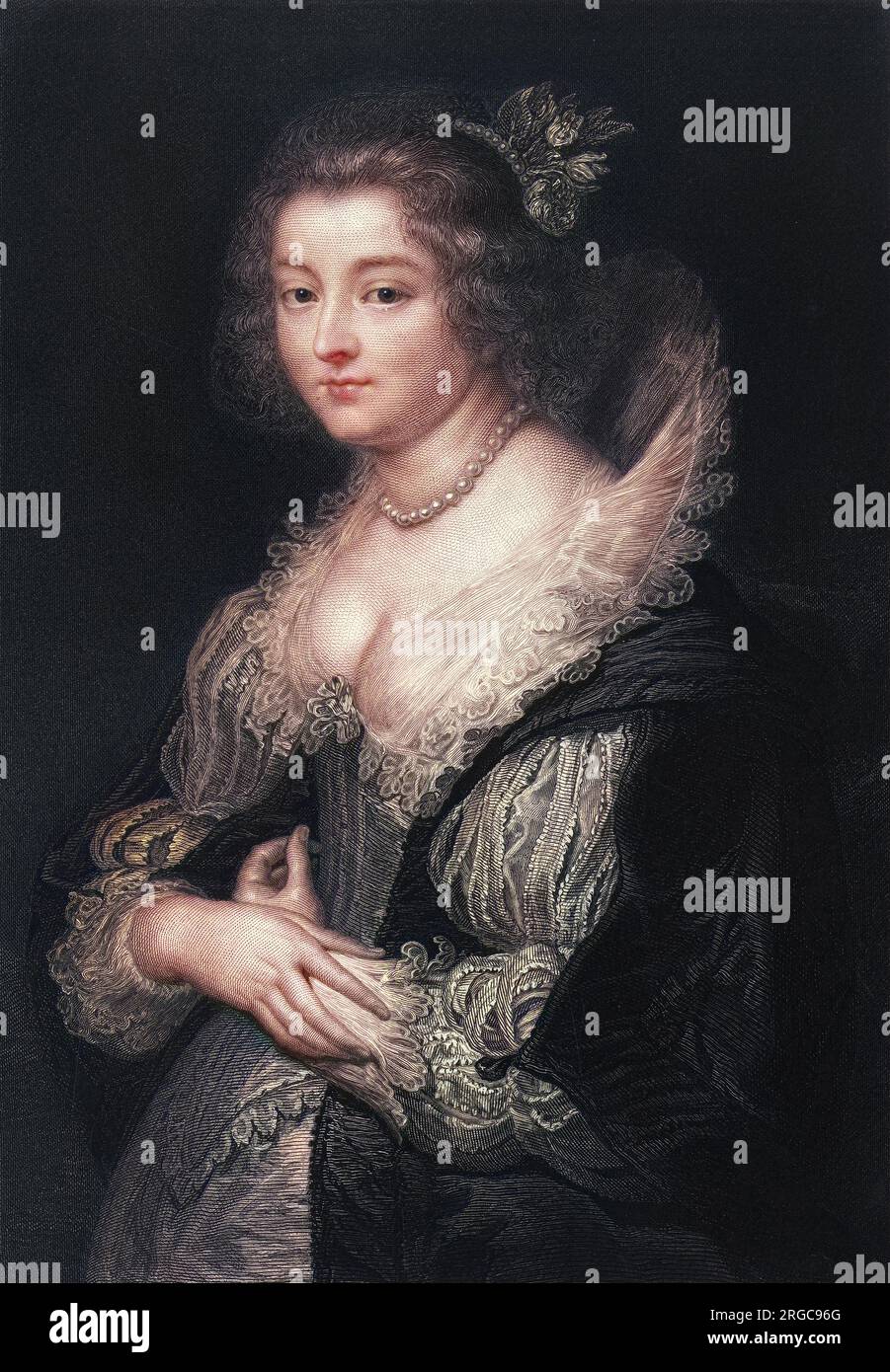 ELISABETH BRANDT, la prima moglie di Rubens. Foto Stock