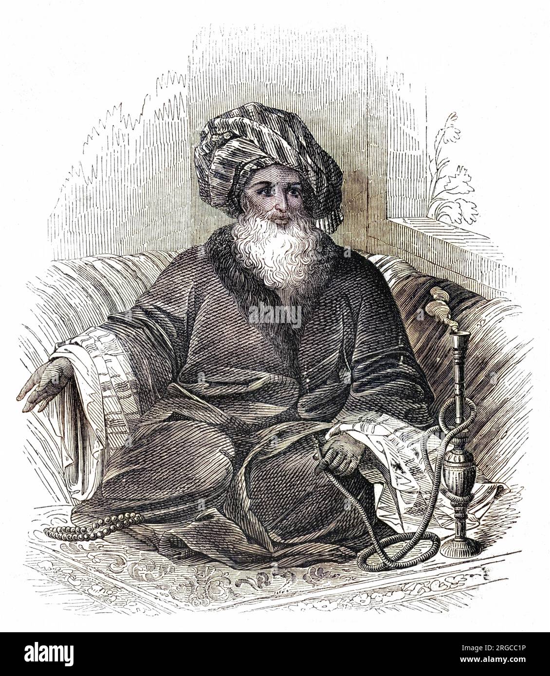MUHAMMAD ALI (o Mehmet e altri incantatori), viceré albanese dell'Egitto, che ha realizzato riforme utili ma è stato spietato e avido. Foto Stock