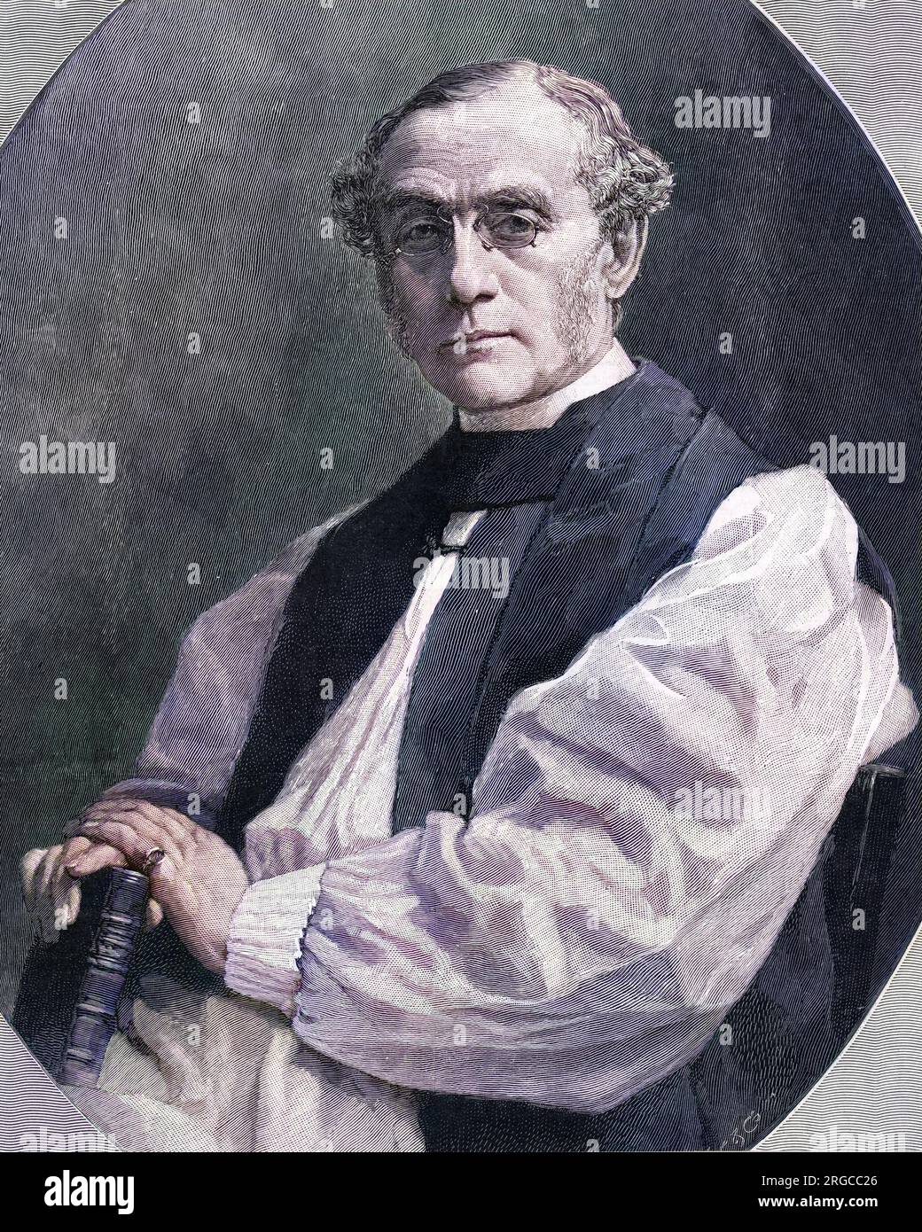 WILLIAM MACLAGAN (1826 - 1910), ecclesiastico scozzese, vescovo di Lichfield, poi arcivescovo di York, anche compositore di inni. Foto Stock