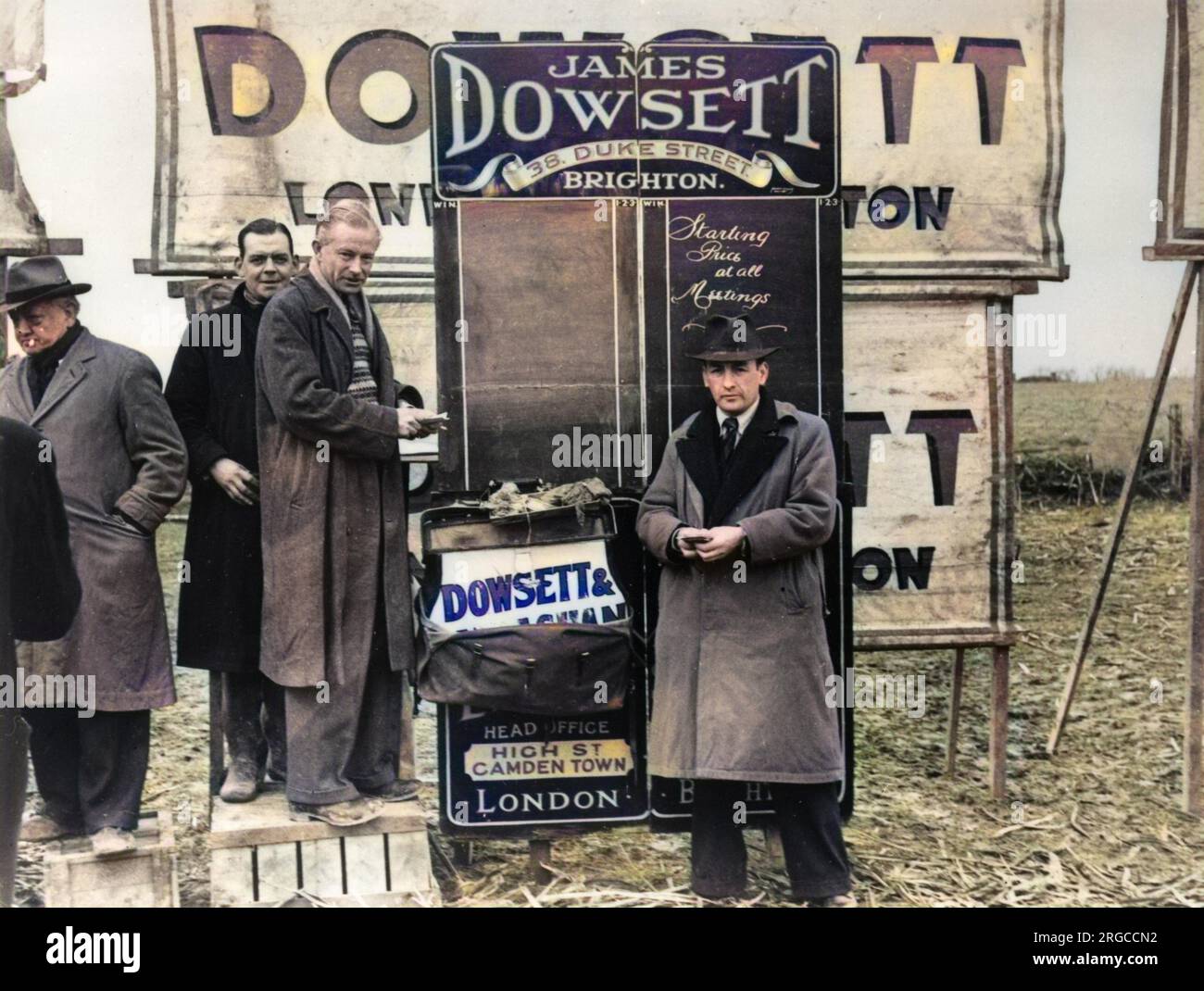 Bookmaker - Turf Accountant - James Dowsett di 38 Duke Street, Brighton. Foto Stock