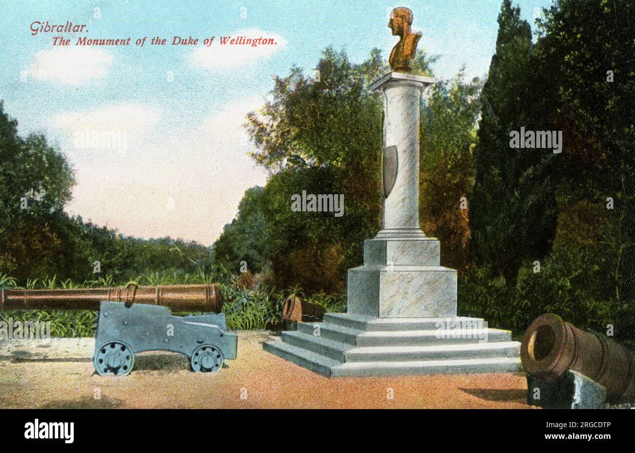 Il Monumento del Duca di Wellington, Gibilterra Foto Stock