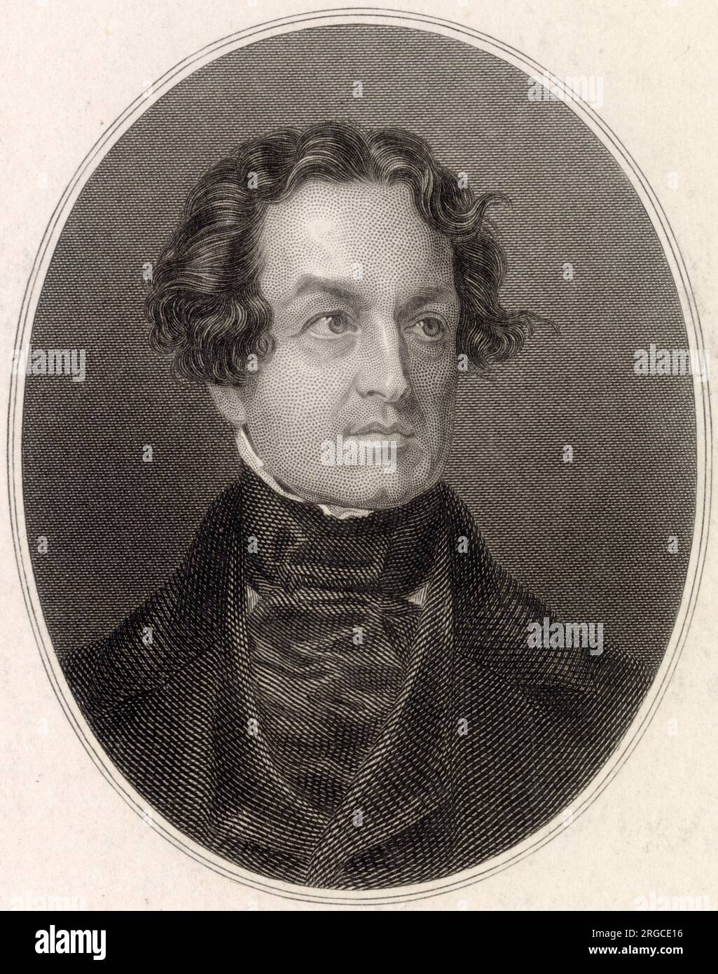 William Charles Macready (1793 - 1873), attore inglese. Foto Stock