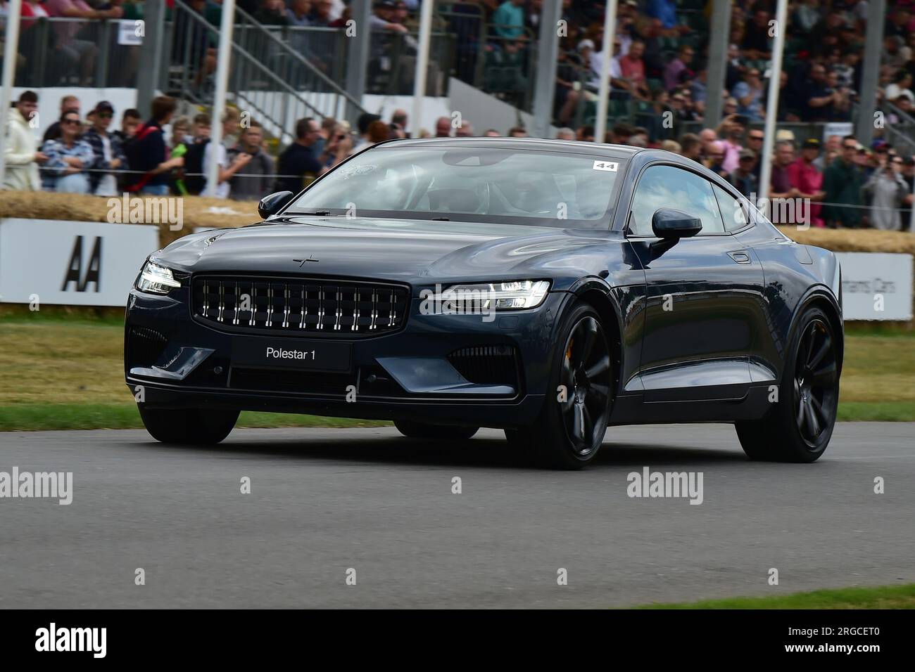 Polestar 1, First Glance, un'opportunità per vedere nuovi modelli e concept car di produttori sia nuovi che affermati, che coprono le auto da città a EXO Foto Stock