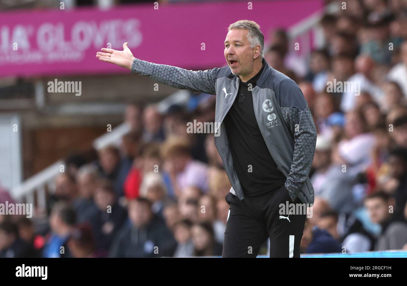 Peterborough, Regno Unito. 8 agosto 2023. Pum al Peterborough United contro Swindon Town EFL First Round South match, al Weston Homes Stadium, Peterborough, Cambridgeshire, l'8 agosto 2023. Credito: Paul Marriott/Alamy Live News Foto Stock